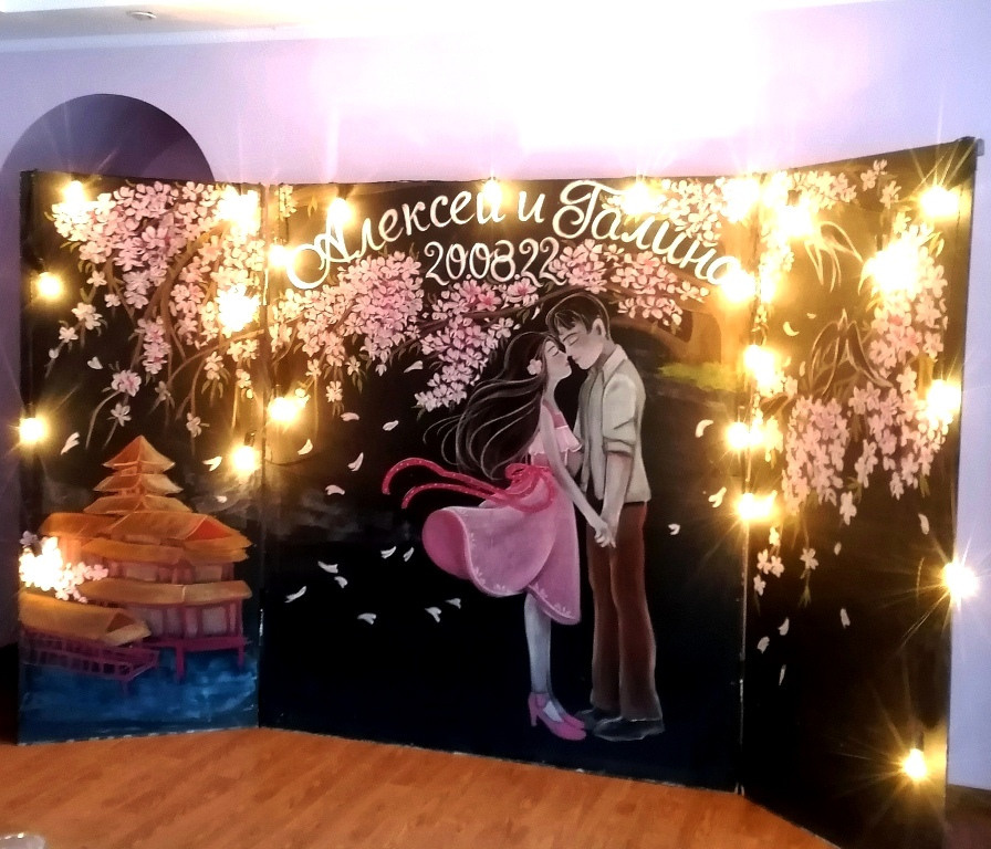 Свадебная фотозона. Студия праздничного декора