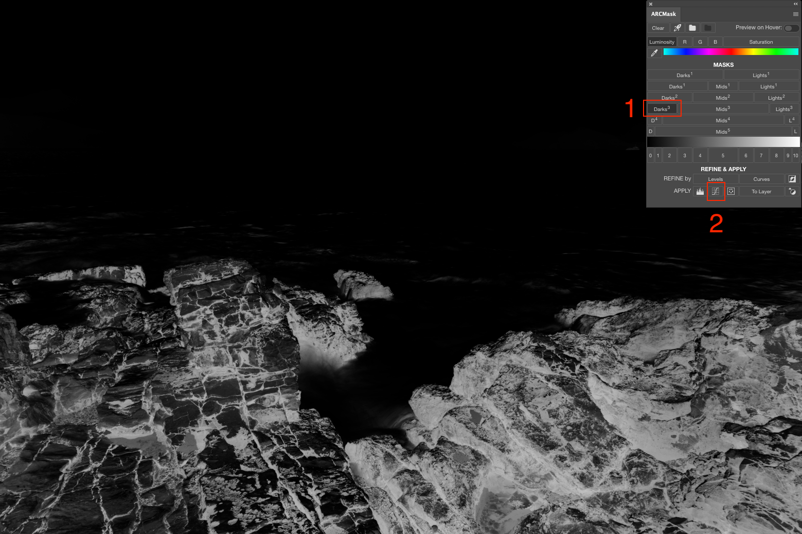 Яркостные маски [5/6]. Теневые маски. Фотограф Константин Шамин