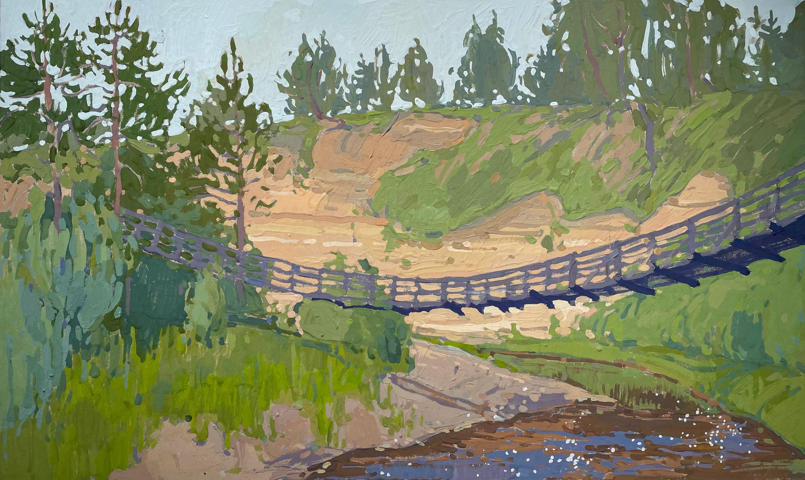 Пейзажи. Художница Лиза Владимирова