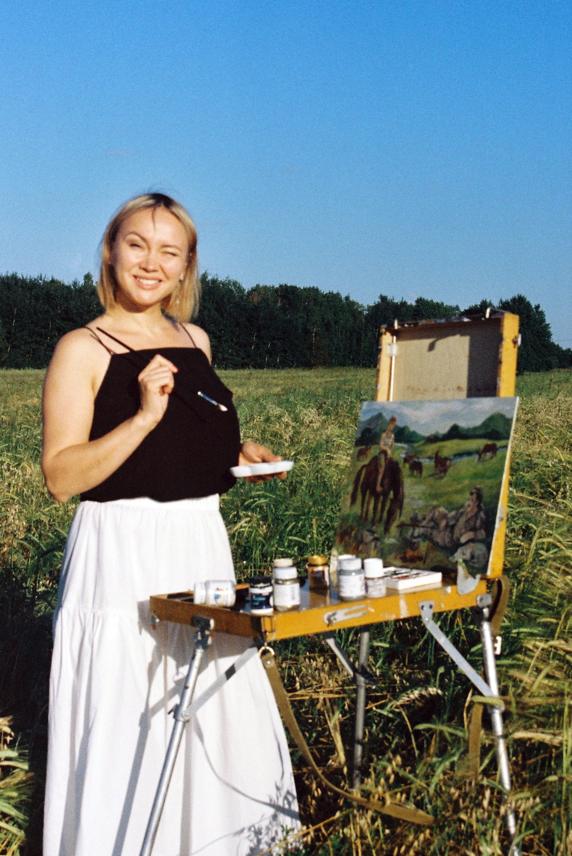 Первые пленочные кадры. Фаниса Портретный фотограф в Тюмени