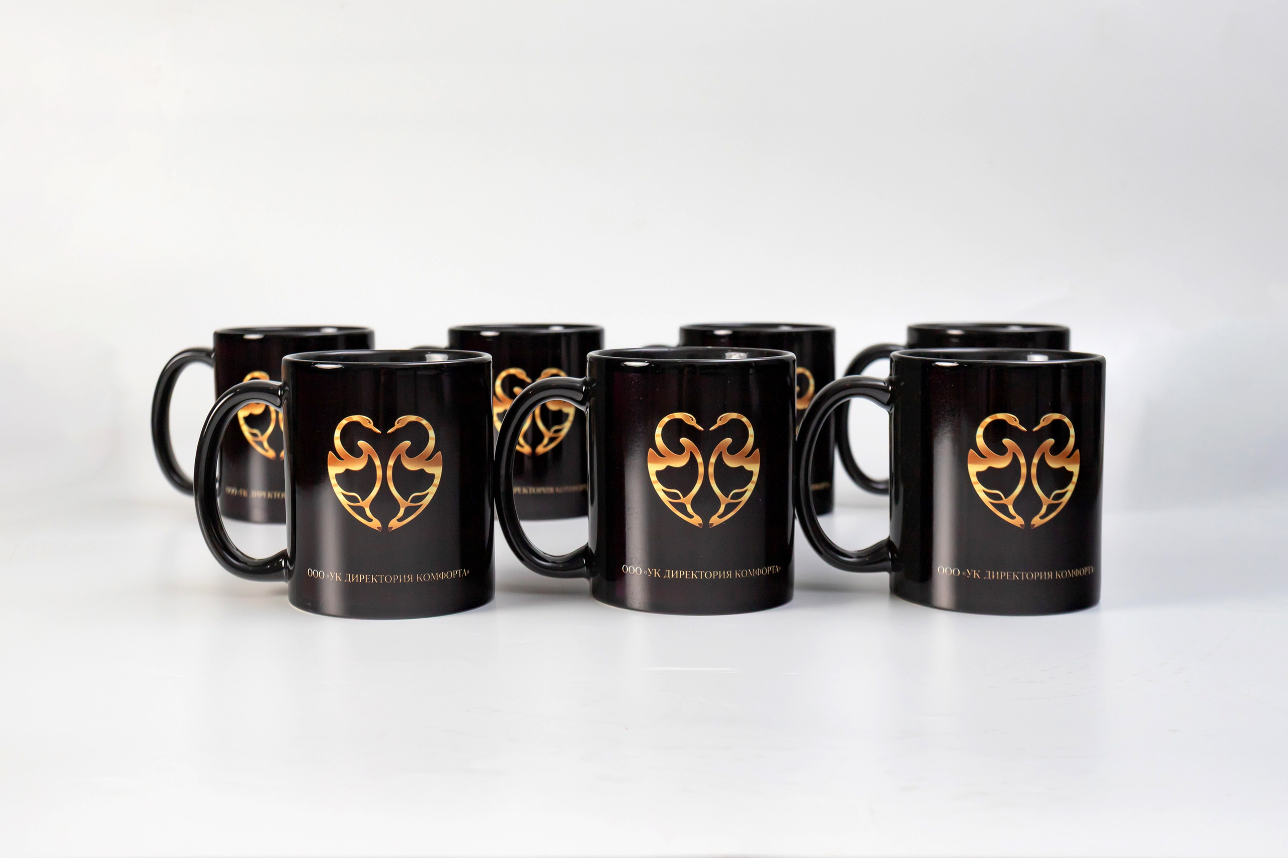 Брендирование кружек для УК «Директория комфорта»