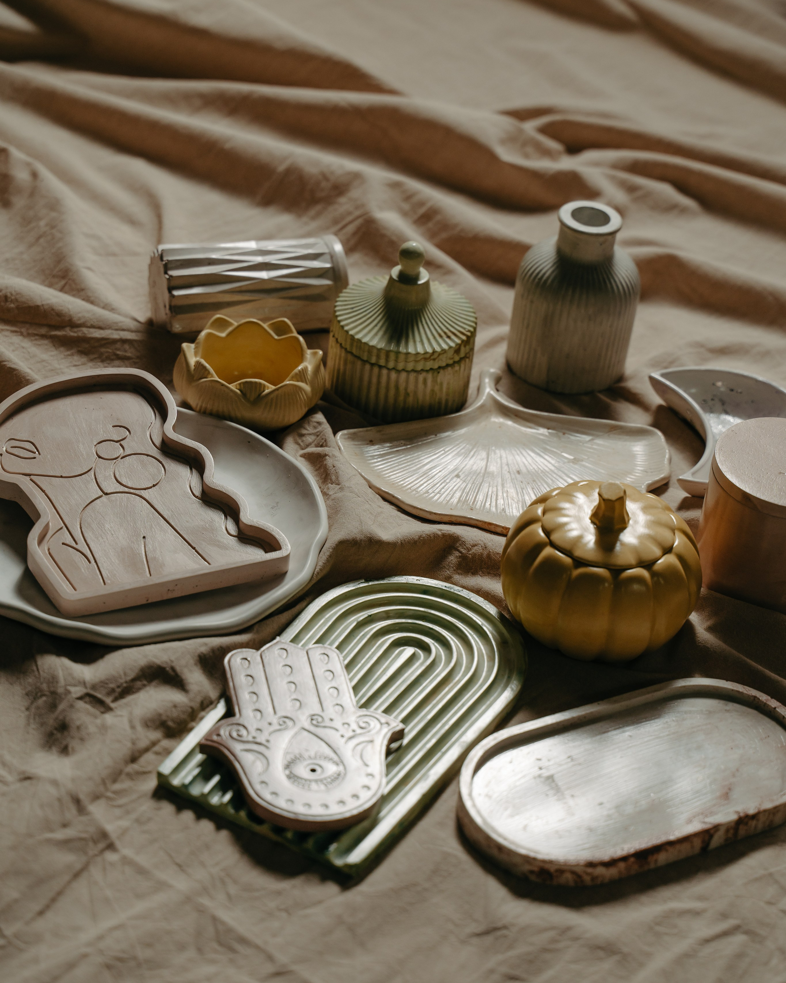 Изделия из гипса, мастер-класс по отливке гипсовых подсвечников