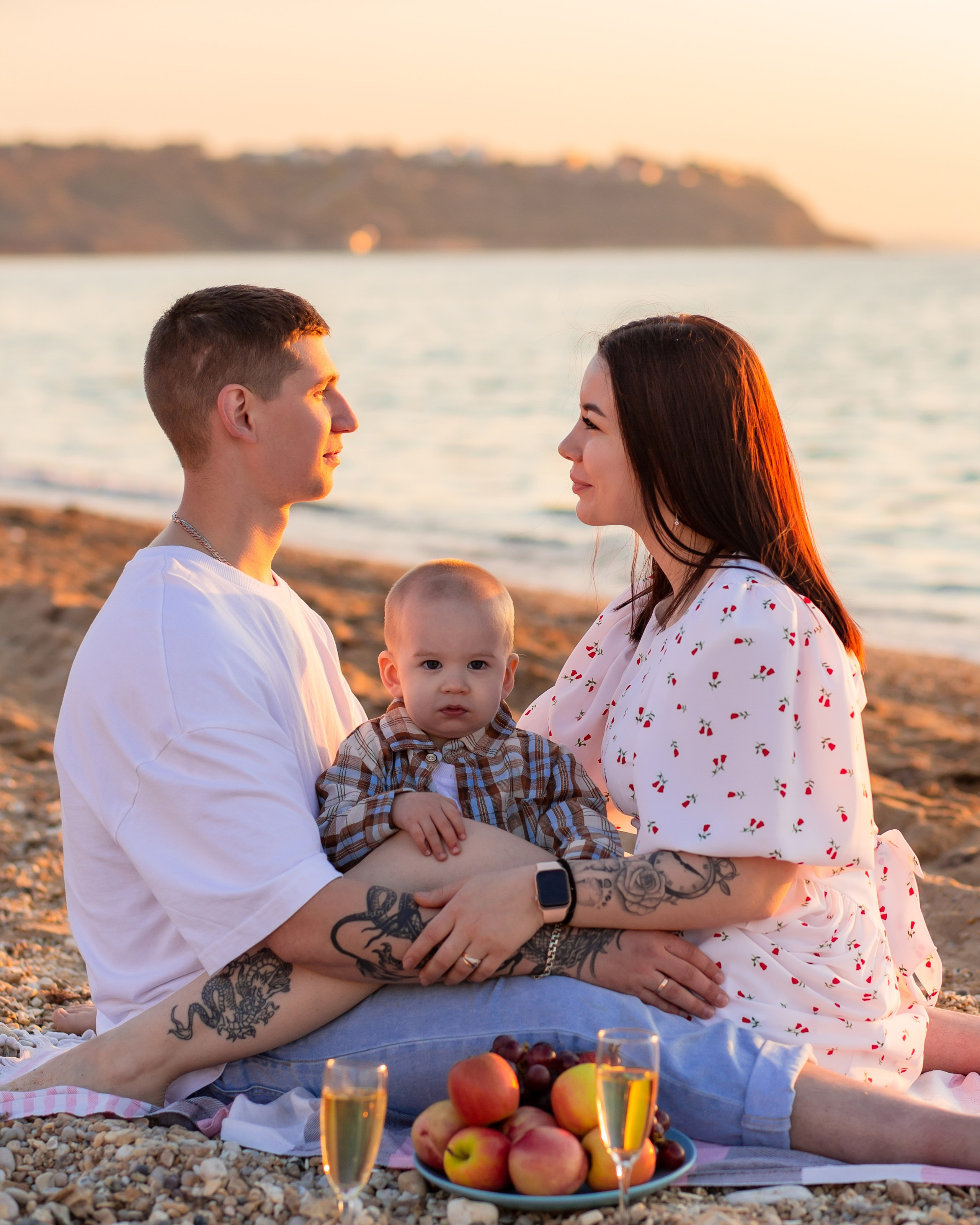 Семейная фотосессия на море в Адлере. Фотограф Сочи Адлер. Солькаева Анастасия