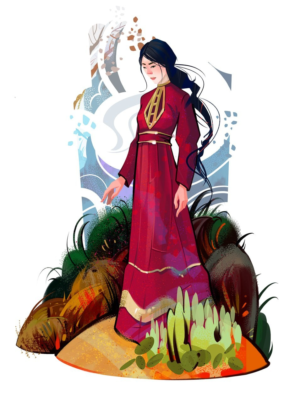 Выставочный проект «Белая дорога» в Республике Калмыкия. Ефремова Ольга. Художник