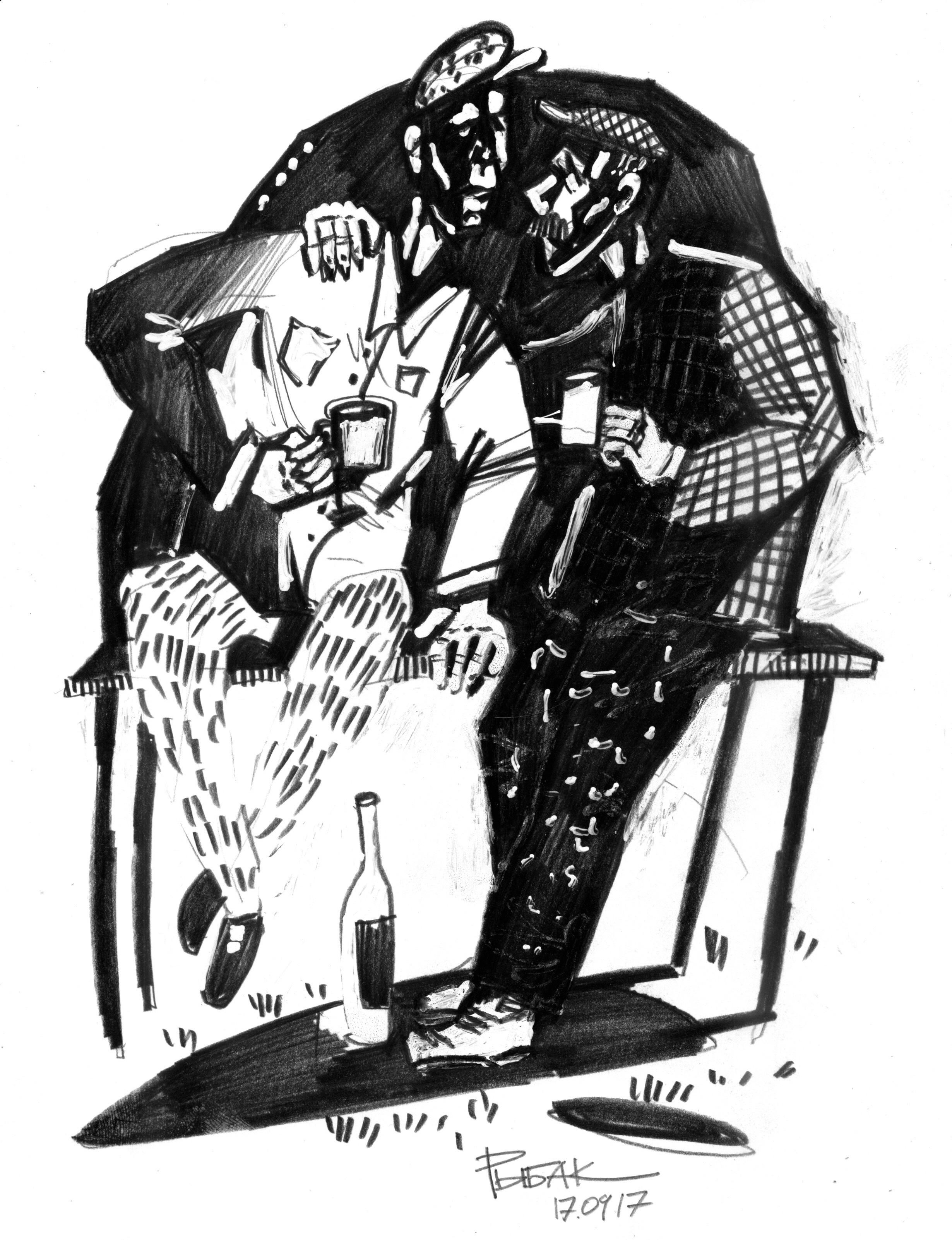 Графика 2017. Художник Рыбак Николай