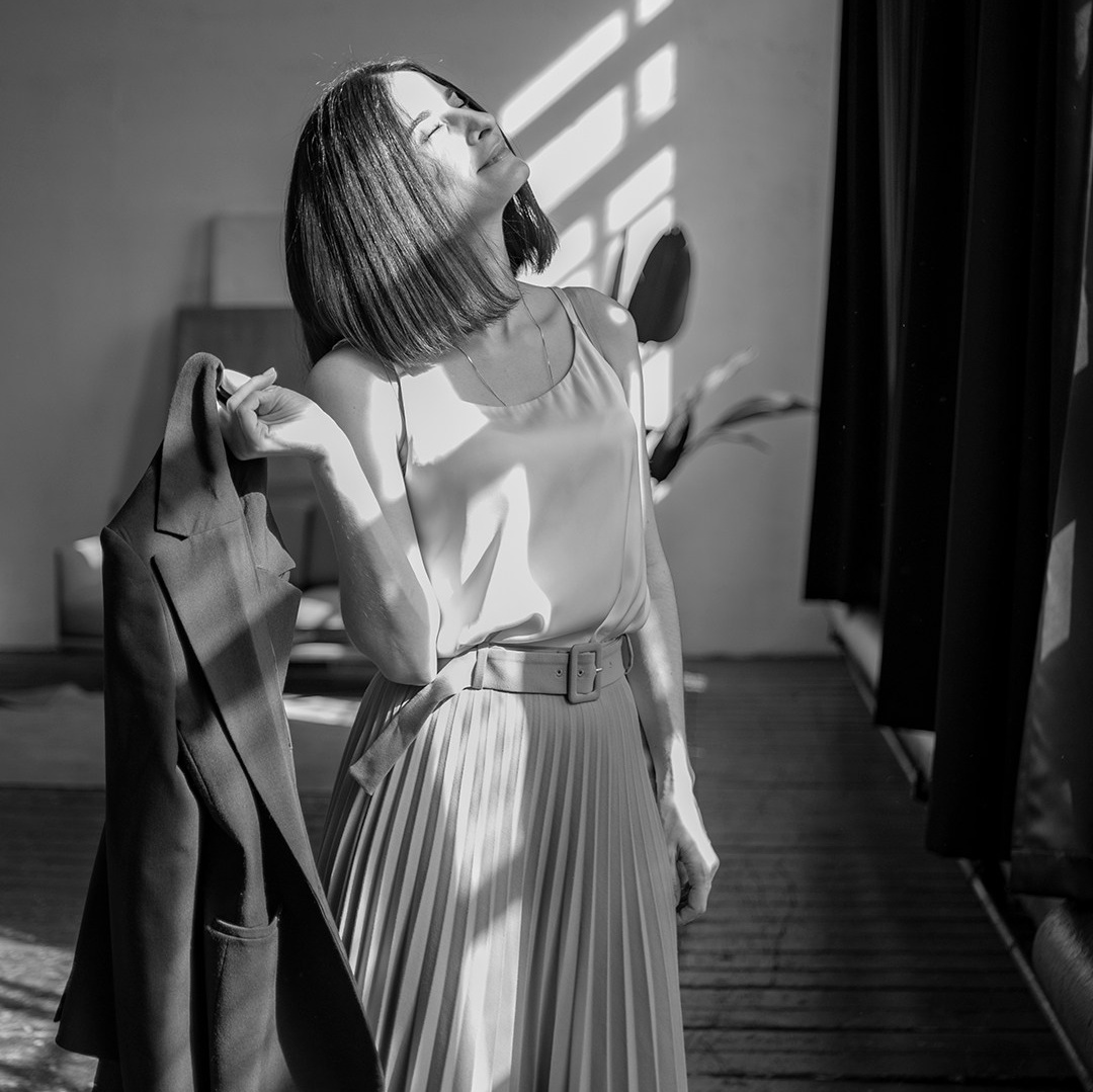 Эмоциональный портрет. Монохромный фотограф