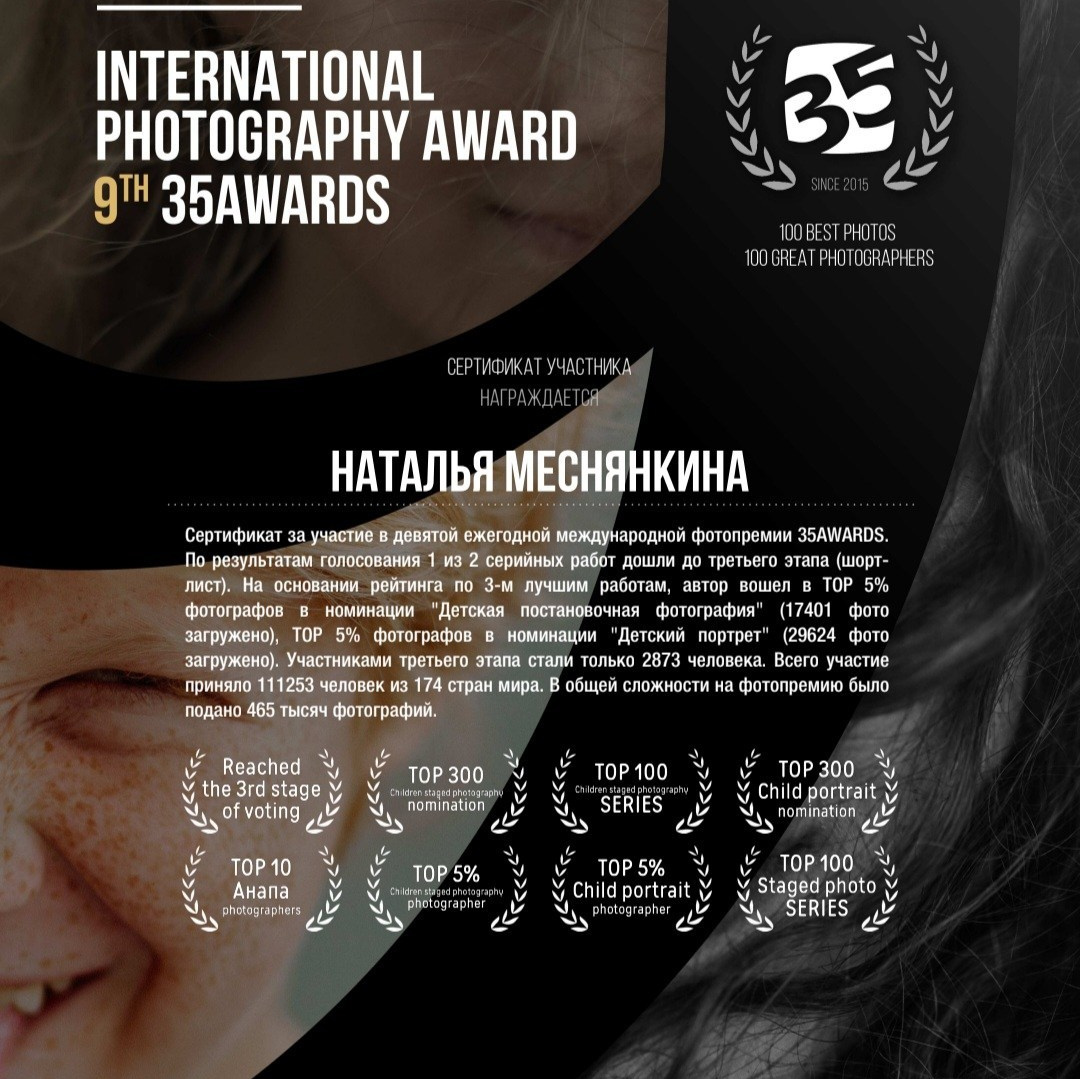 Фотограф в Анапе Новороссийске Краснодаре Меснянкина Наталья