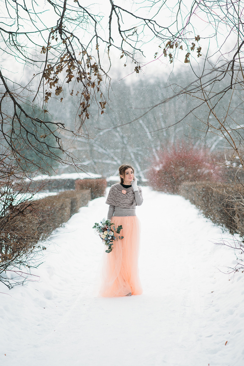 Фотосессия зимой