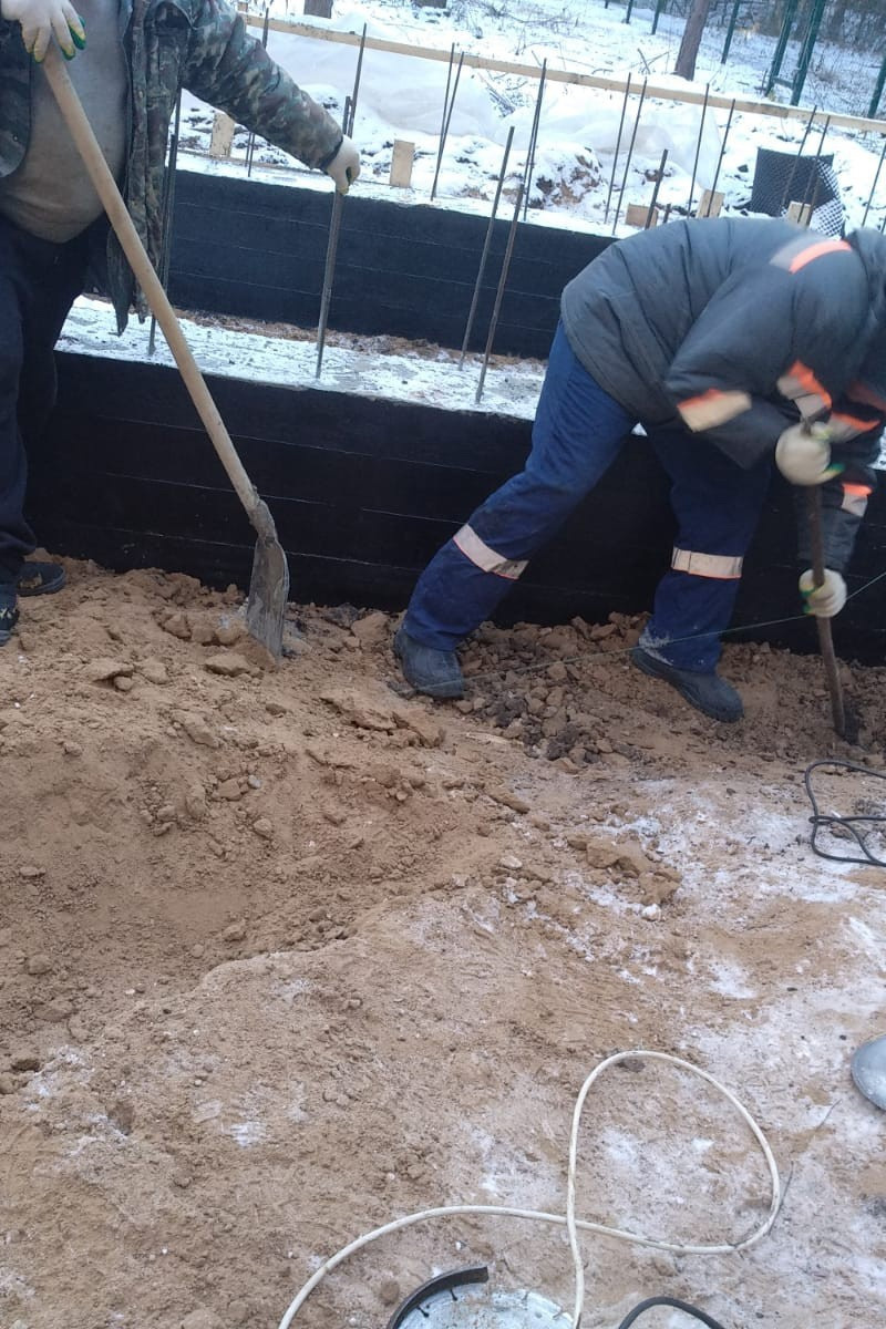 Фотографии рабочего процесса. Монолитное строительство домов в Самаре