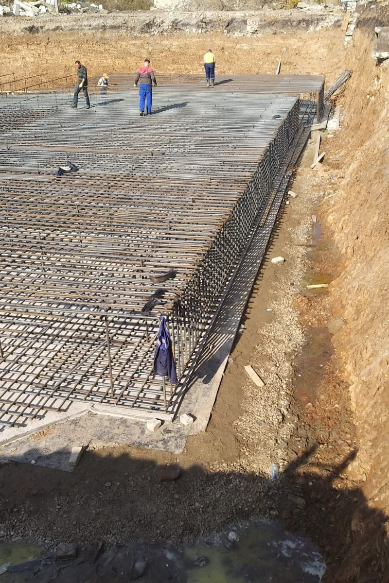 Фотографии рабочего процесса. Монолитное строительство домов в Самаре