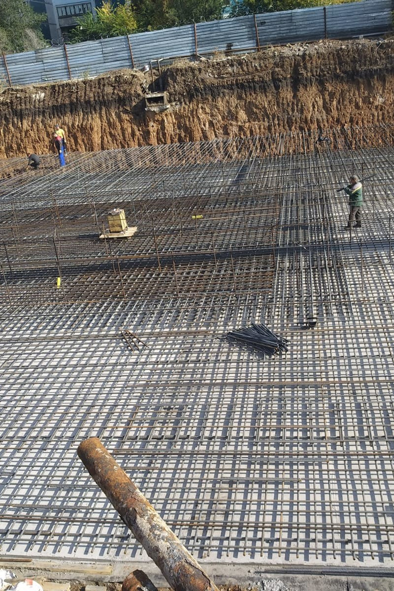 Фотографии рабочего процесса. Монолитное строительство домов в Самаре