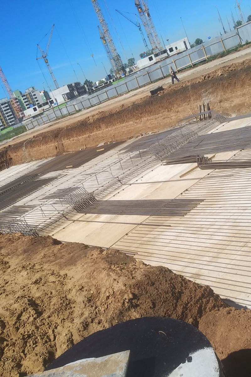 Фотографии рабочего процесса. Монолитное строительство домов в Самаре