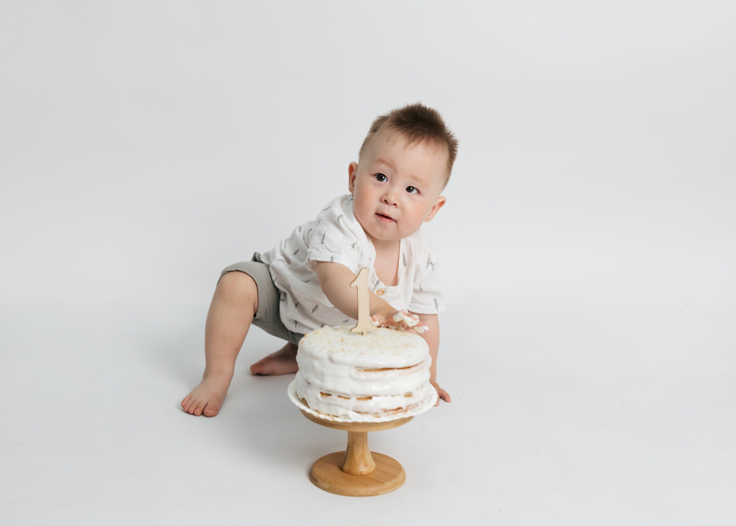 Фотосессия на один год. Фотокрошка — детская фотостудия в Новосибирске