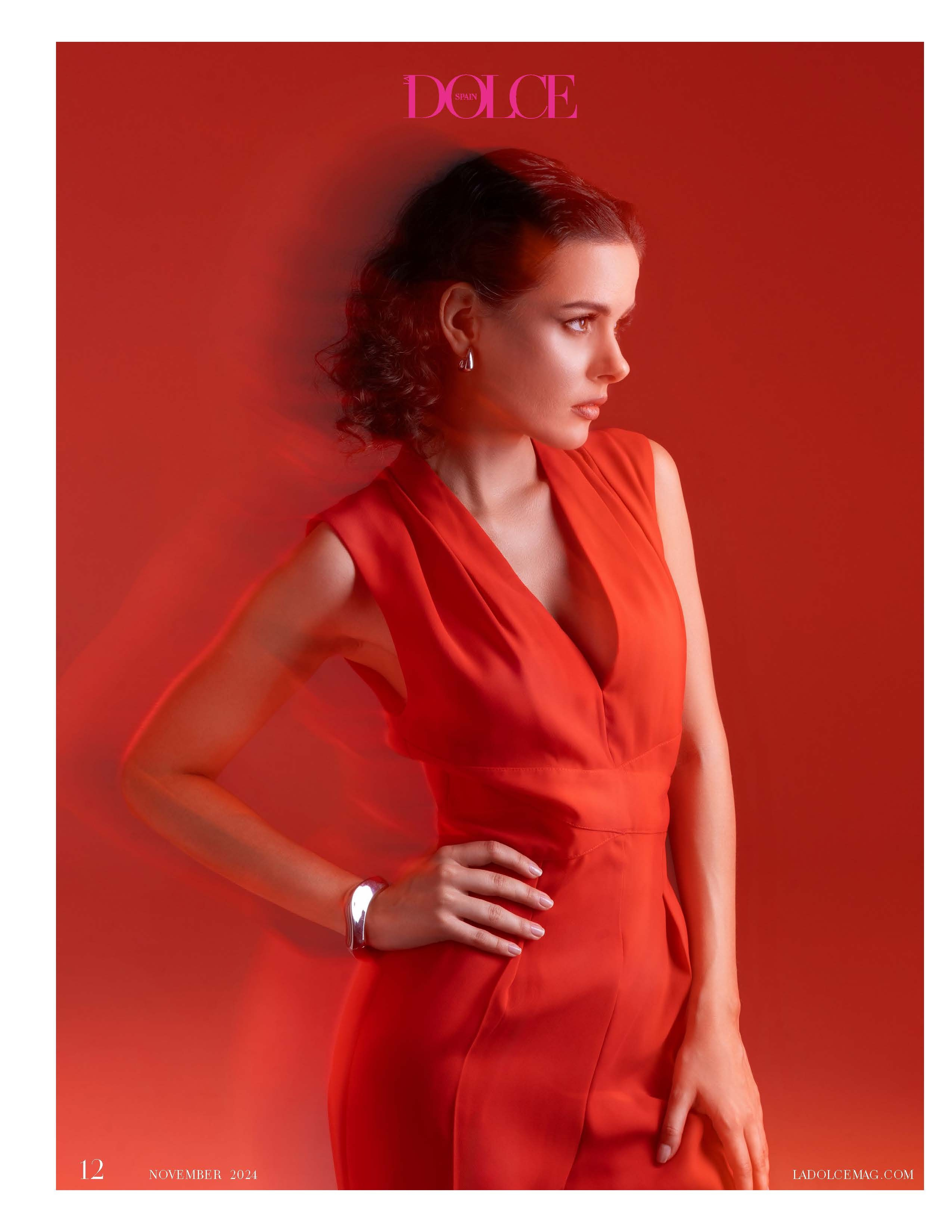 Обложка журнала DOLCE, Spain. November 2024. Катерина Растокина фотограф в Санкт-Петербурге