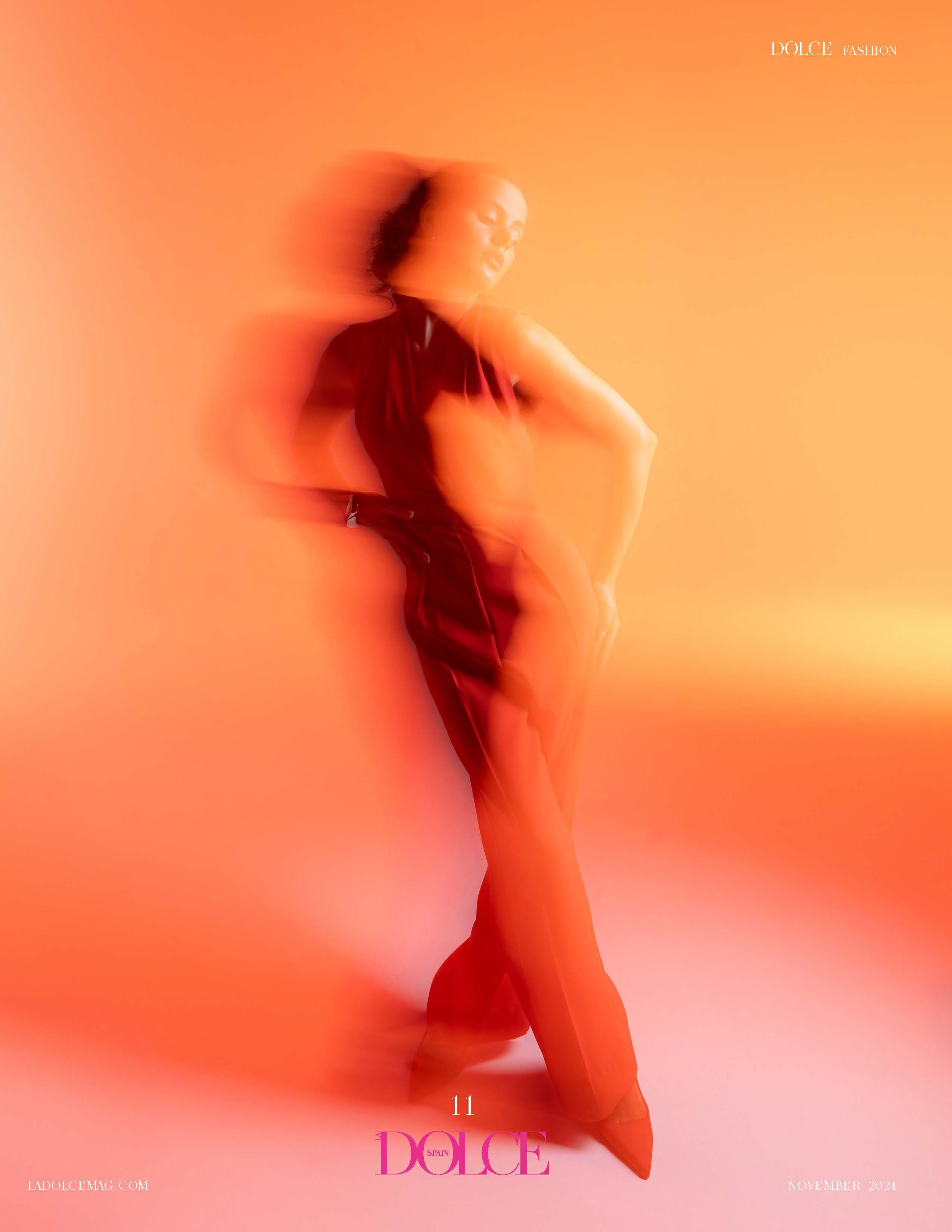 Обложка журнала DOLCE, Spain. November 2024. Катерина Растокина фотограф в Санкт-Петербурге