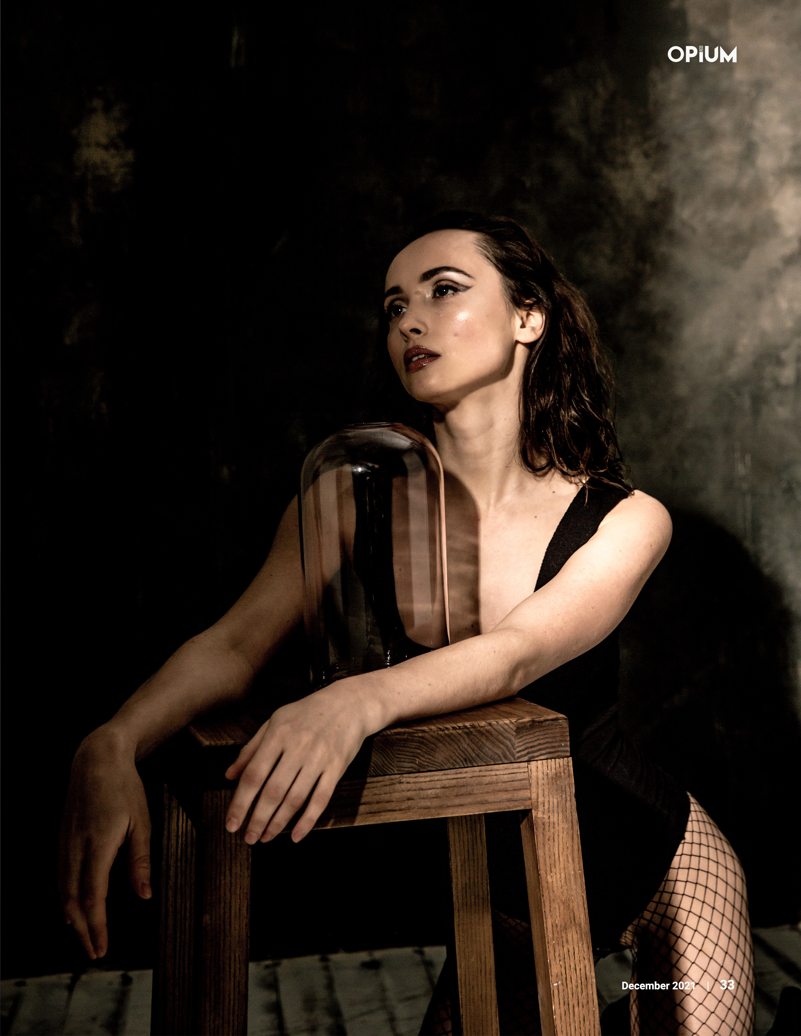 The real freedom being yourself. Публикакция в журнале Opium. Визуальный художник Лиана Даренская, Москва