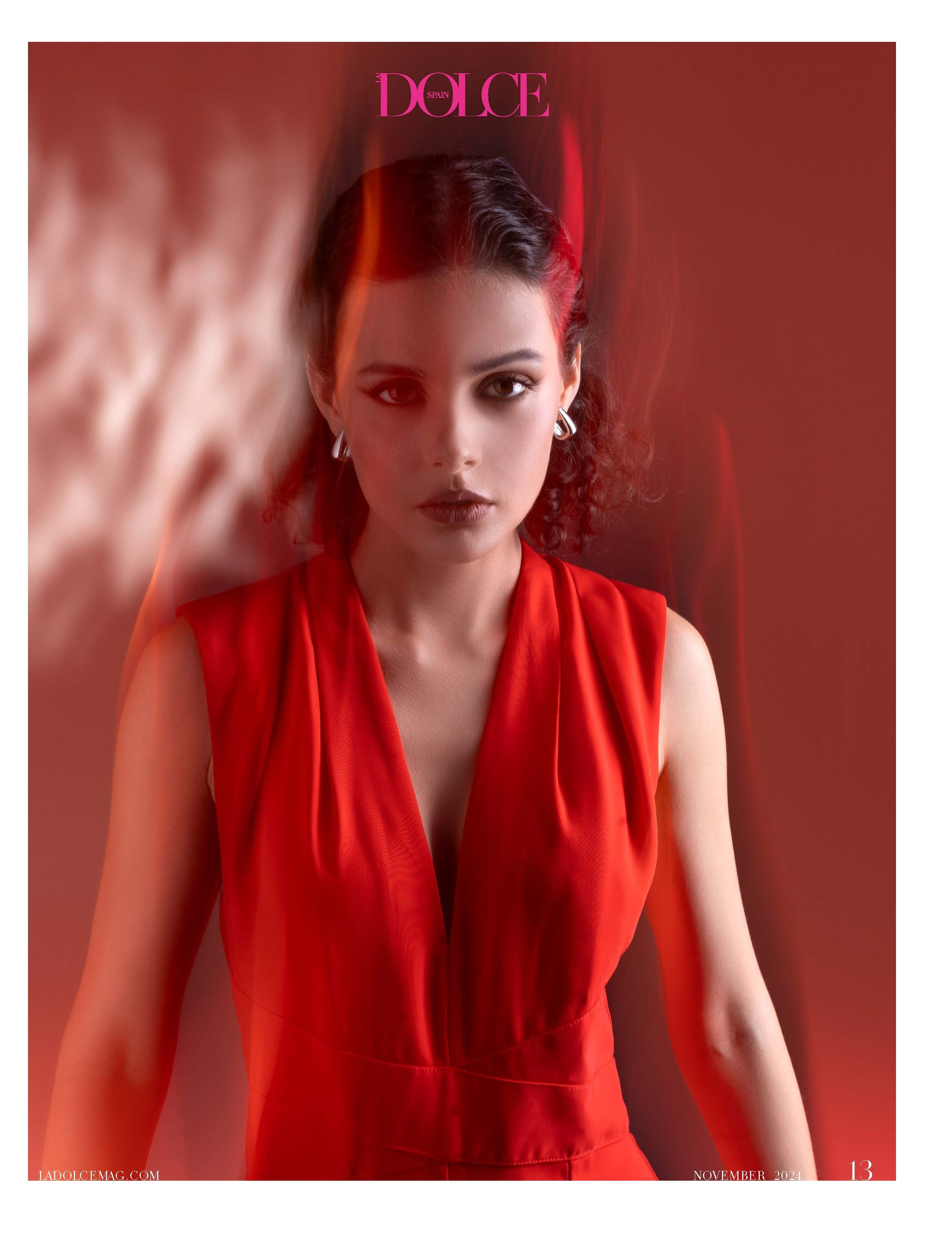 Обложка журнала DOLCE, Spain. November 2024. Катерина Растокина фотограф в Санкт-Петербурге