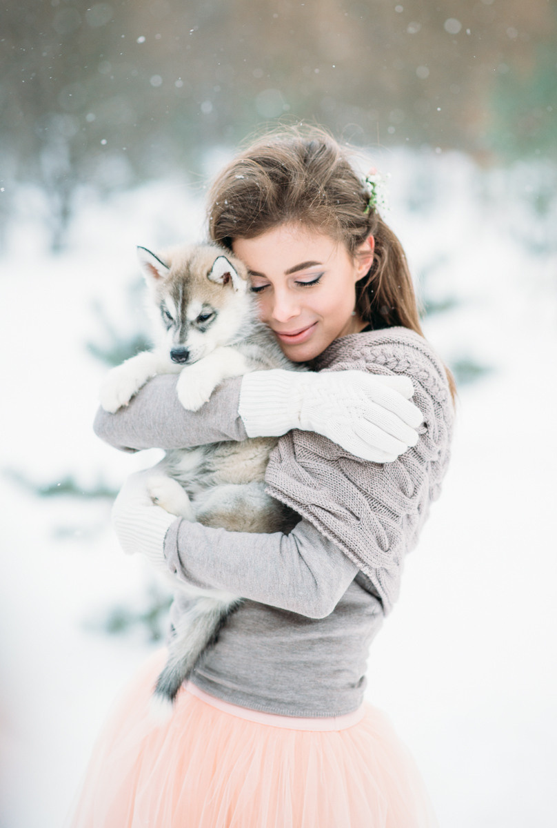 Семейная фотосессия зимой