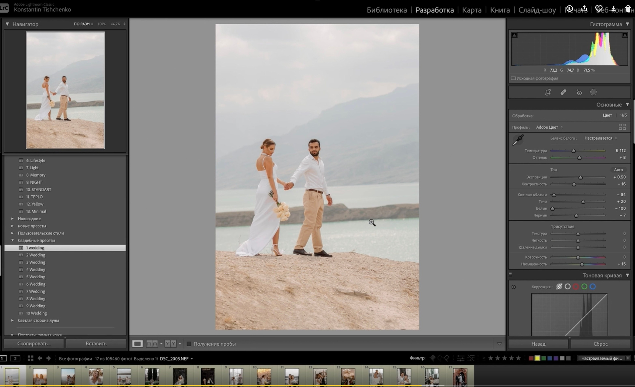 СВАДЕБНЫЕ ПРЕСЕТЫ