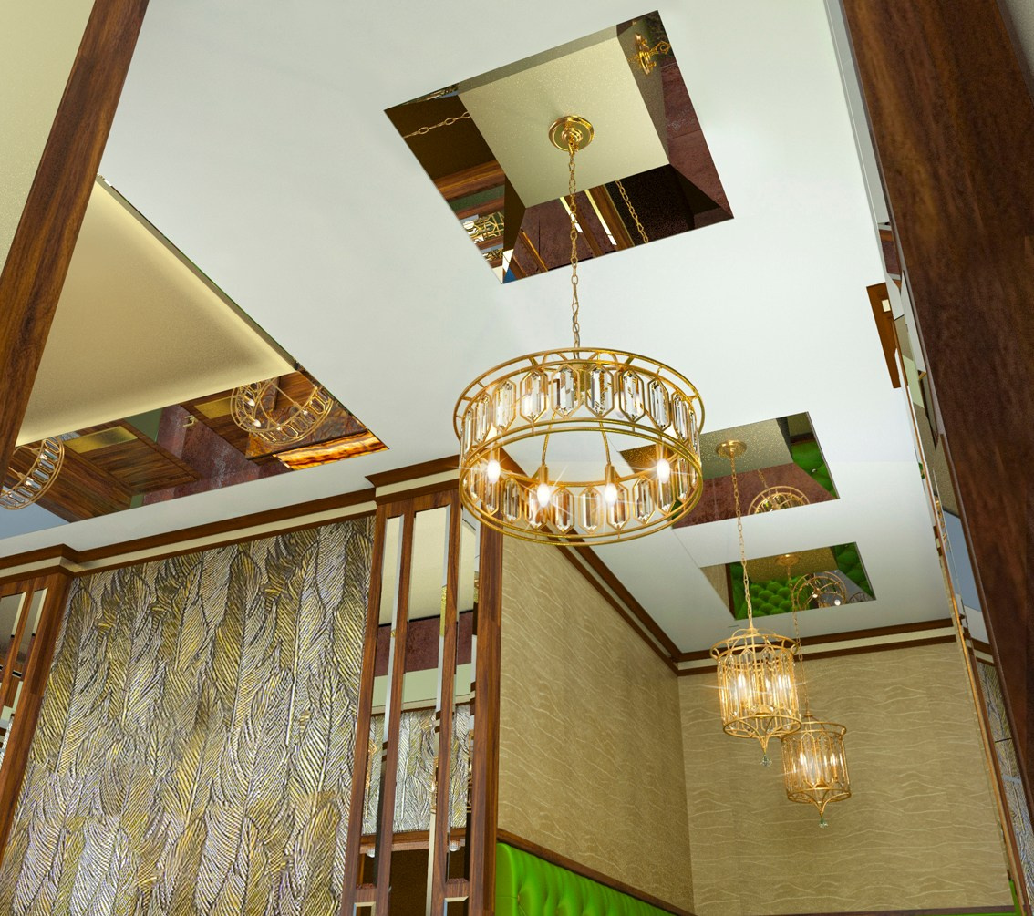 Комплексный дизайн-проект кафе GOLD&SILVER Сочи. Интерьерный дизайнер в Сочи Поплавская Татьяна. Проектирование интерьеров и организация процесса ремонта