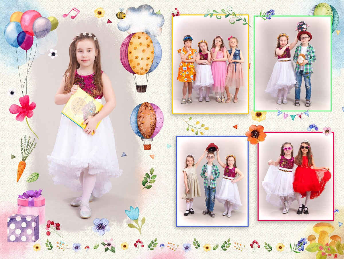 Лучшие прически для фотосессии в детском саду. Выпускные альбомы в Москве и Подмосковье