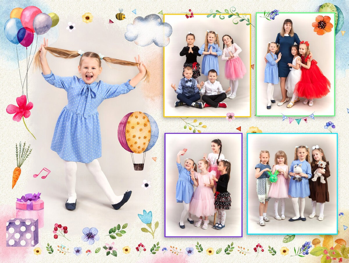 Лучшие прически для фотосессии в детском саду. Выпускные альбомы в Москве и Подмосковье