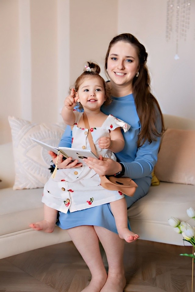 Мама и дочка, фотопроект пасха