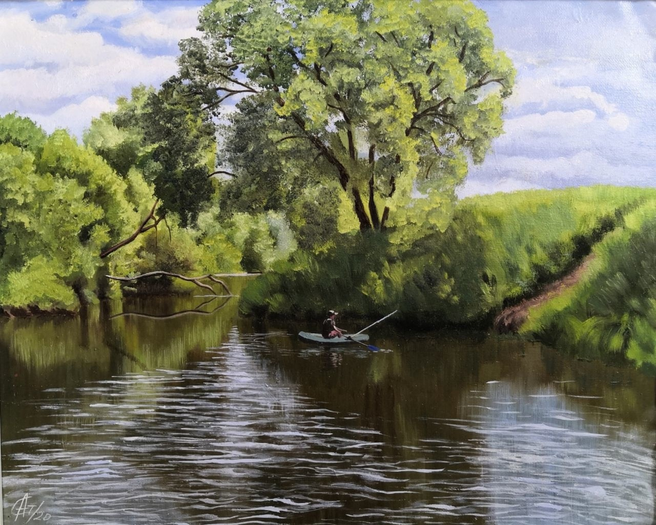 картины, интерьерные картины, пастель, картины маслом, масло, природа, живопись, город, мост, река, монастырь