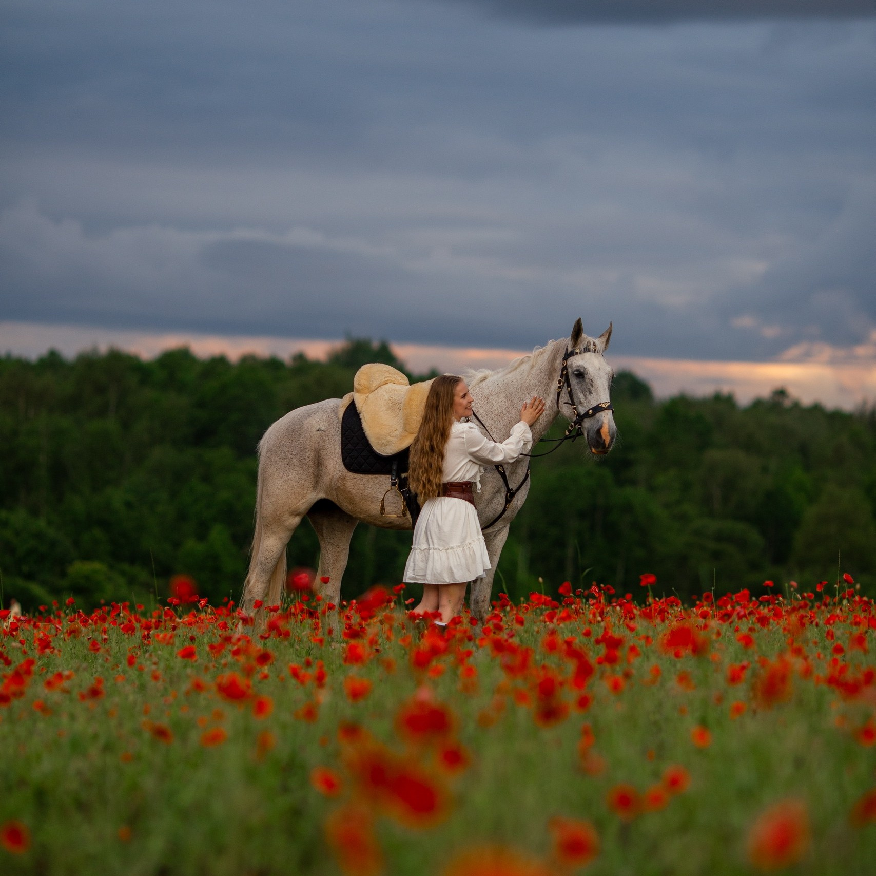 Фотосессия в маковых полях в СПб