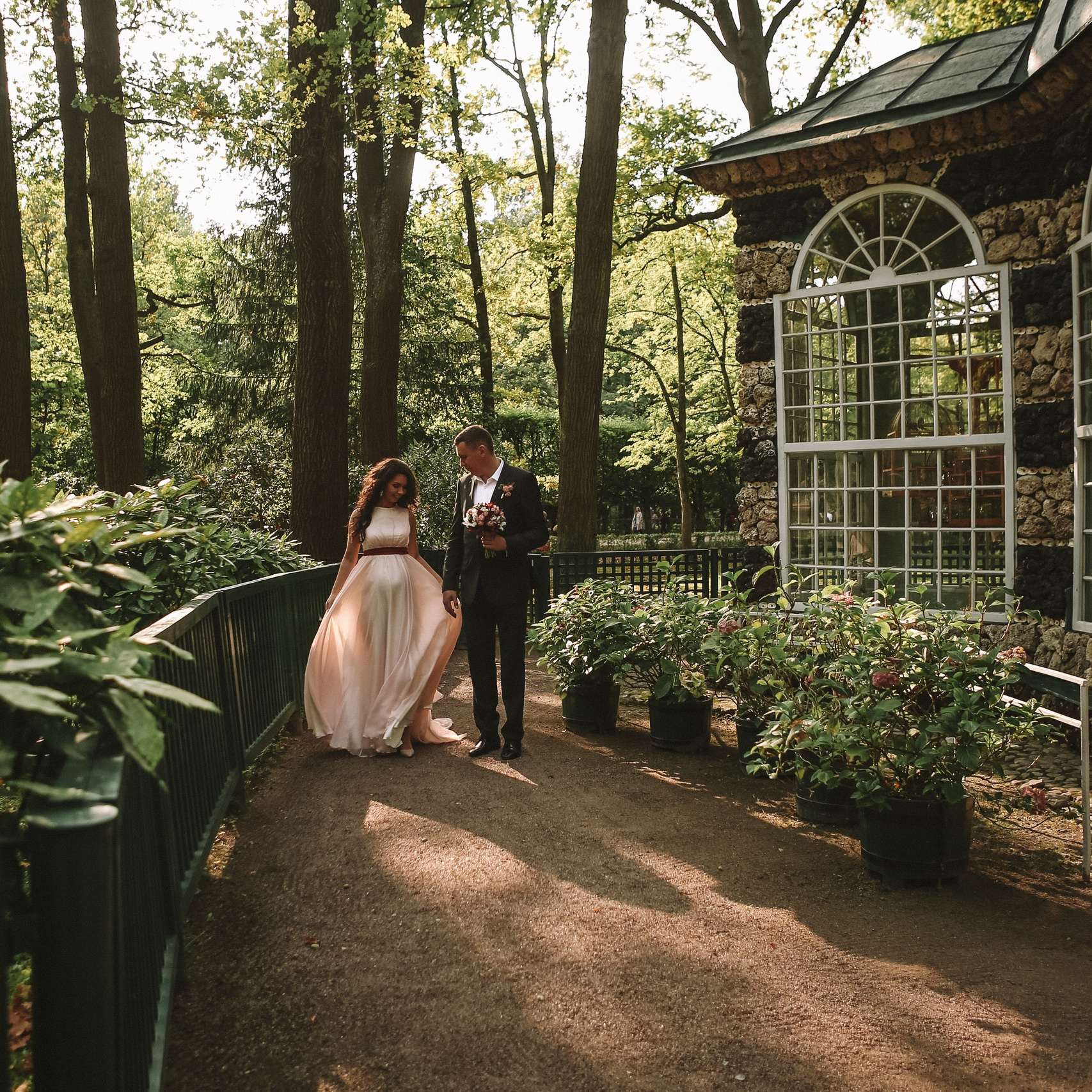 Свадебная фотосессия в Петергофе