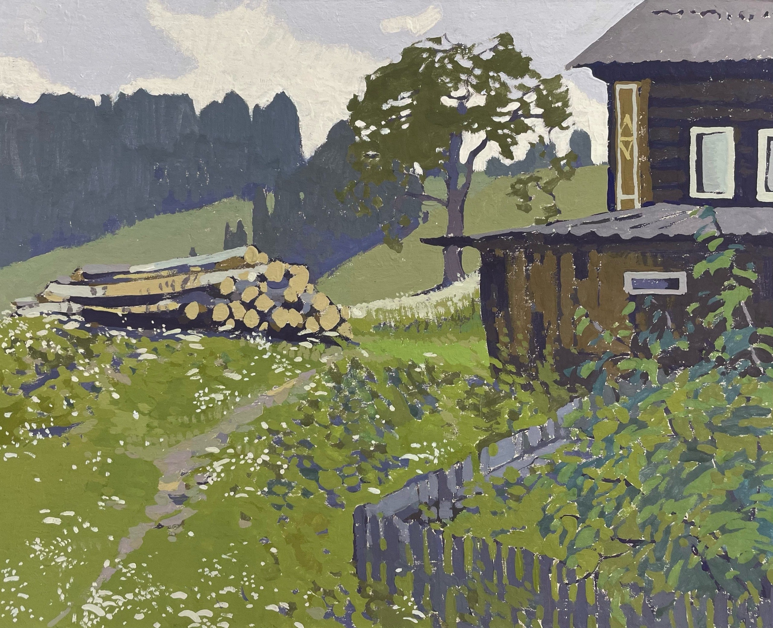 Пейзажи. Художница Лиза Владимирова