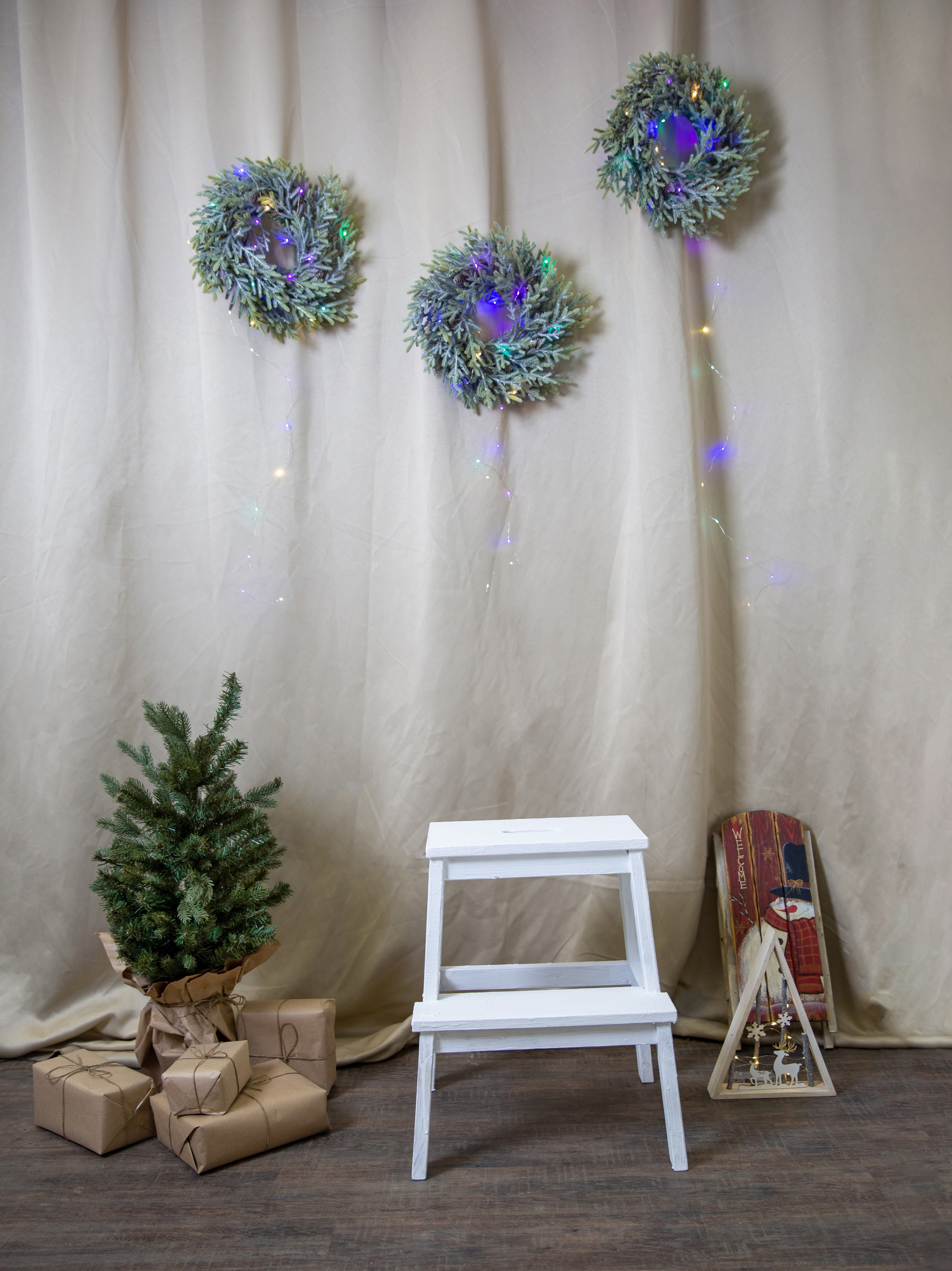 Новогодние интерьеры 2024-2025. Фотостудия Кураж