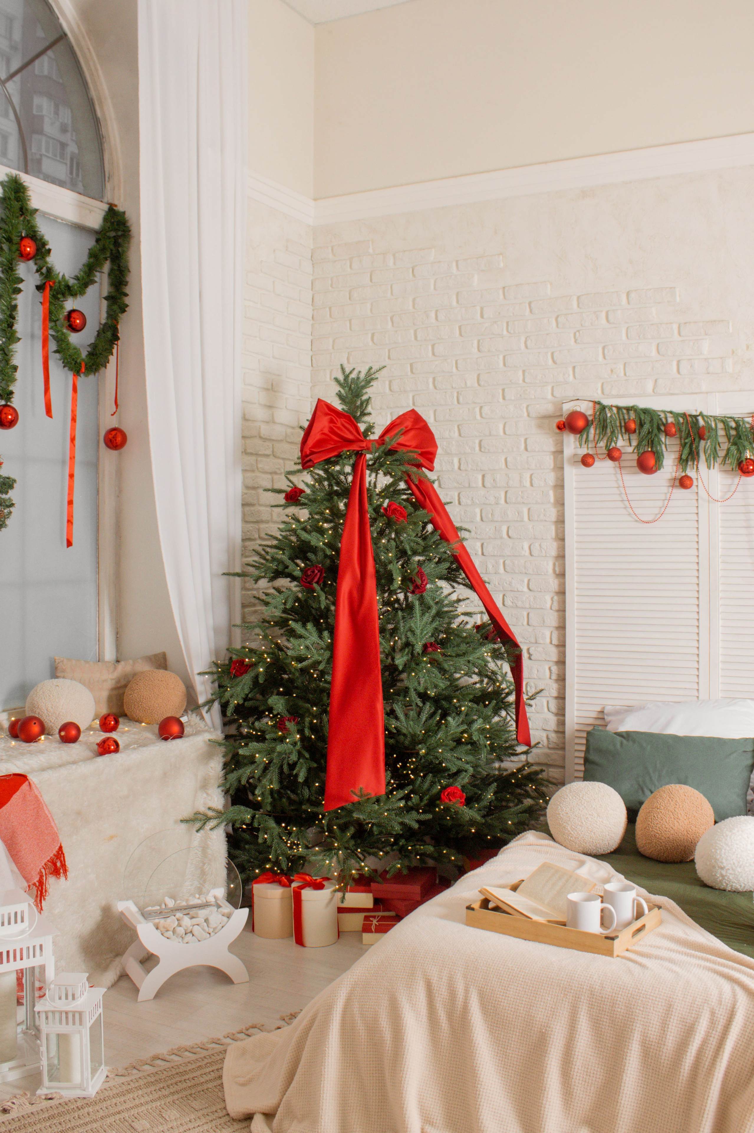 Новогодние интерьеры 2025-2026. Фотостудия Кураж