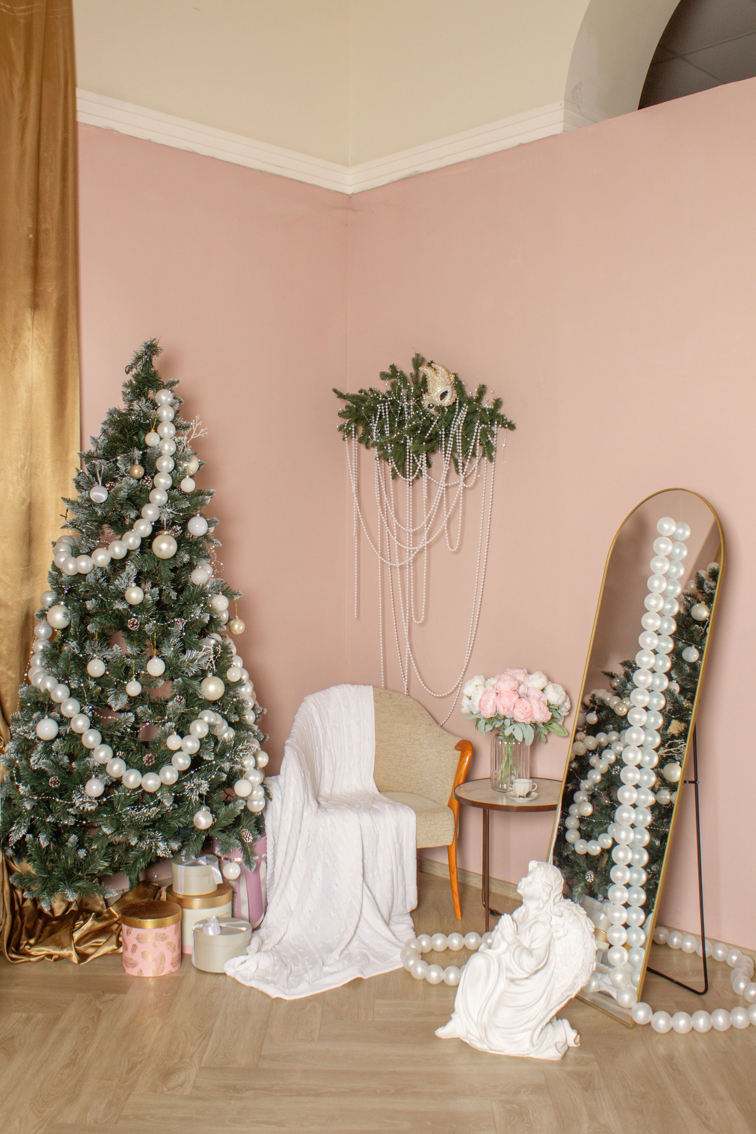 Новогодние интерьеры 2025-2026. Фотостудия Кураж