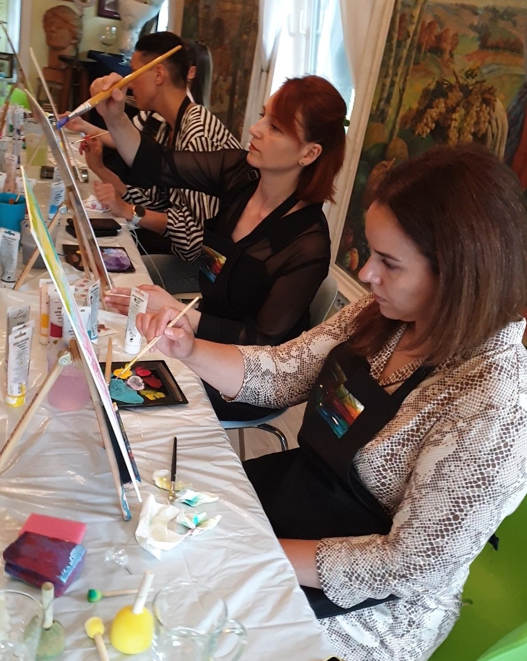 Мастер-класс по Интуитивной Живописи. Выпускной мастермайнда