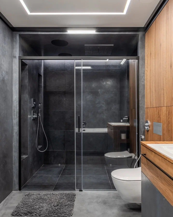 Квартира для молодого IT-специалиста площадью 250 м² на 21 этаже. Студия дизайна интерьера «Строчка» | Москва, Санкт-Петербург, Самара, Казань, Тольятти, Ульяновск и другие города России