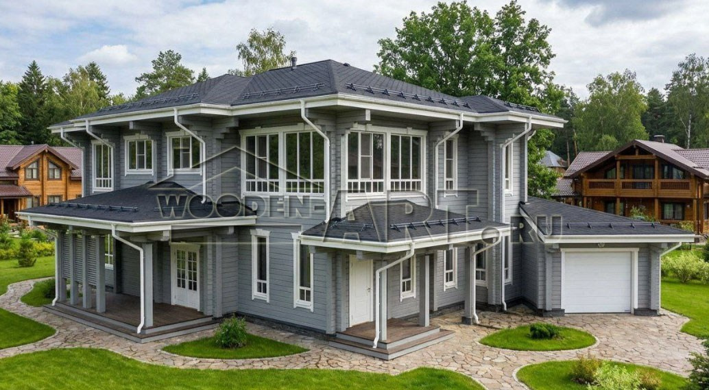 «Жуковка» 546 кв. м. Проекты деревянных домов