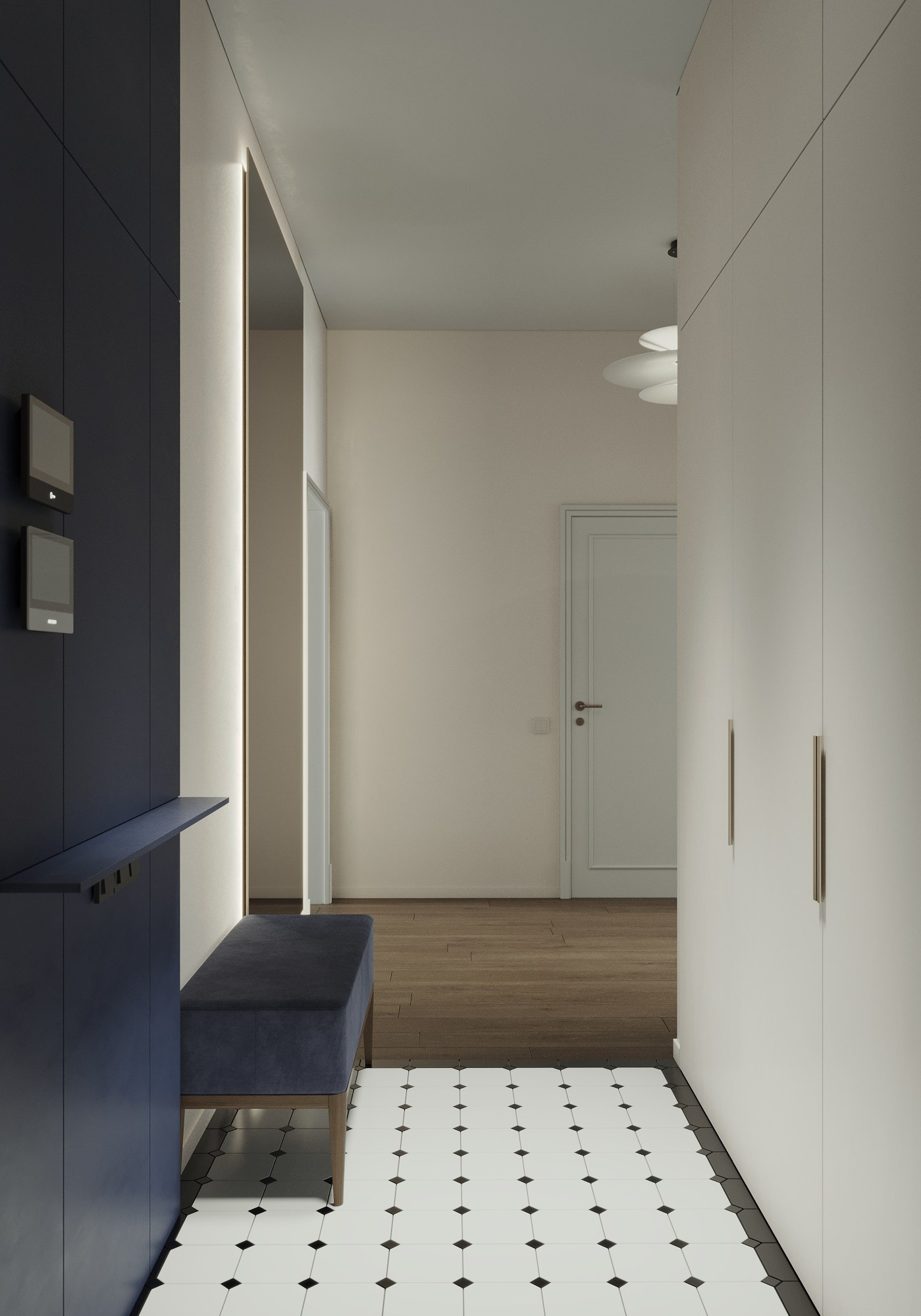 //квартира 65 м². Студия дизайна интерьера ESLI.BURO