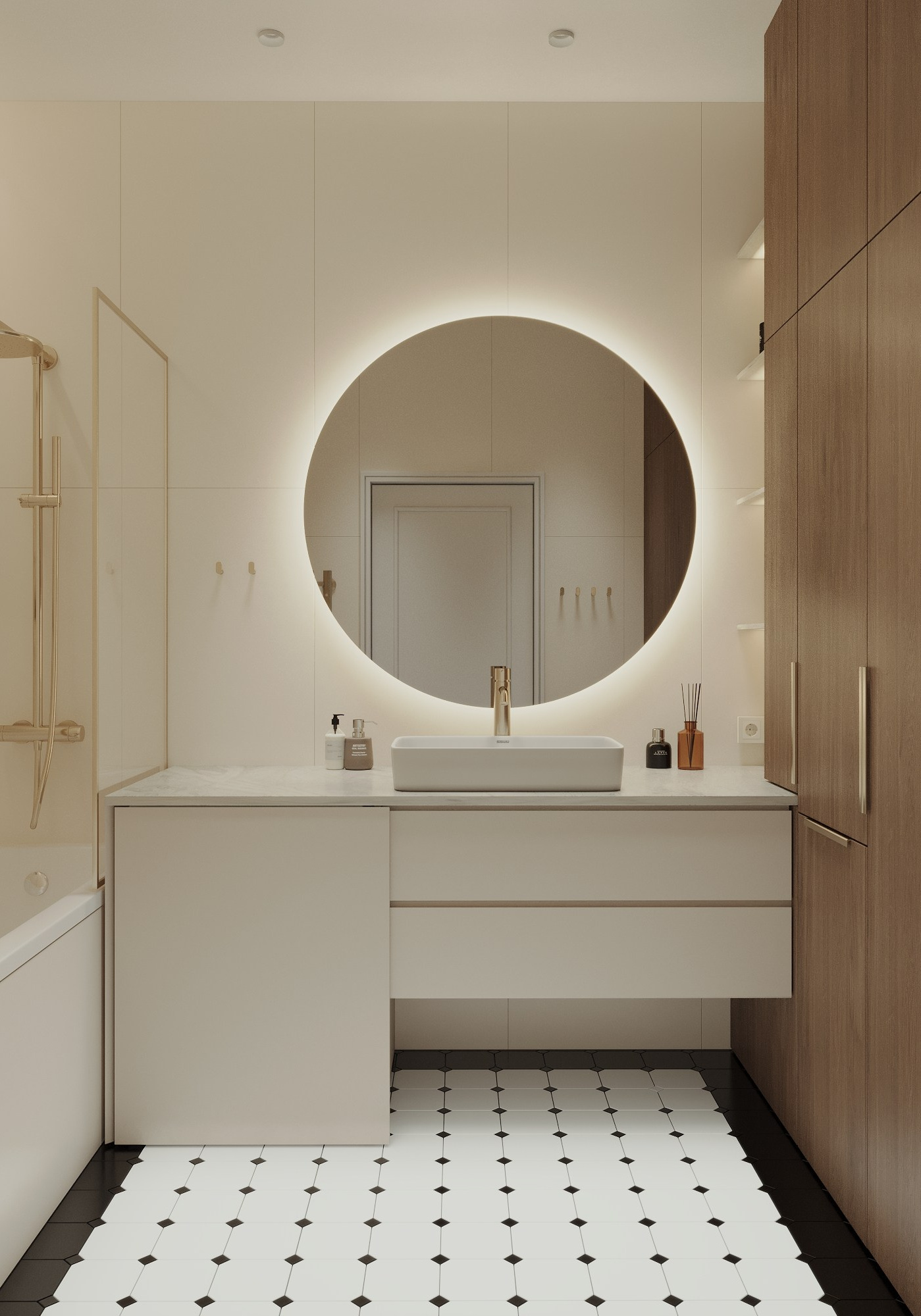 //квартира 65 м². Студия дизайна интерьера ESLI.BURO