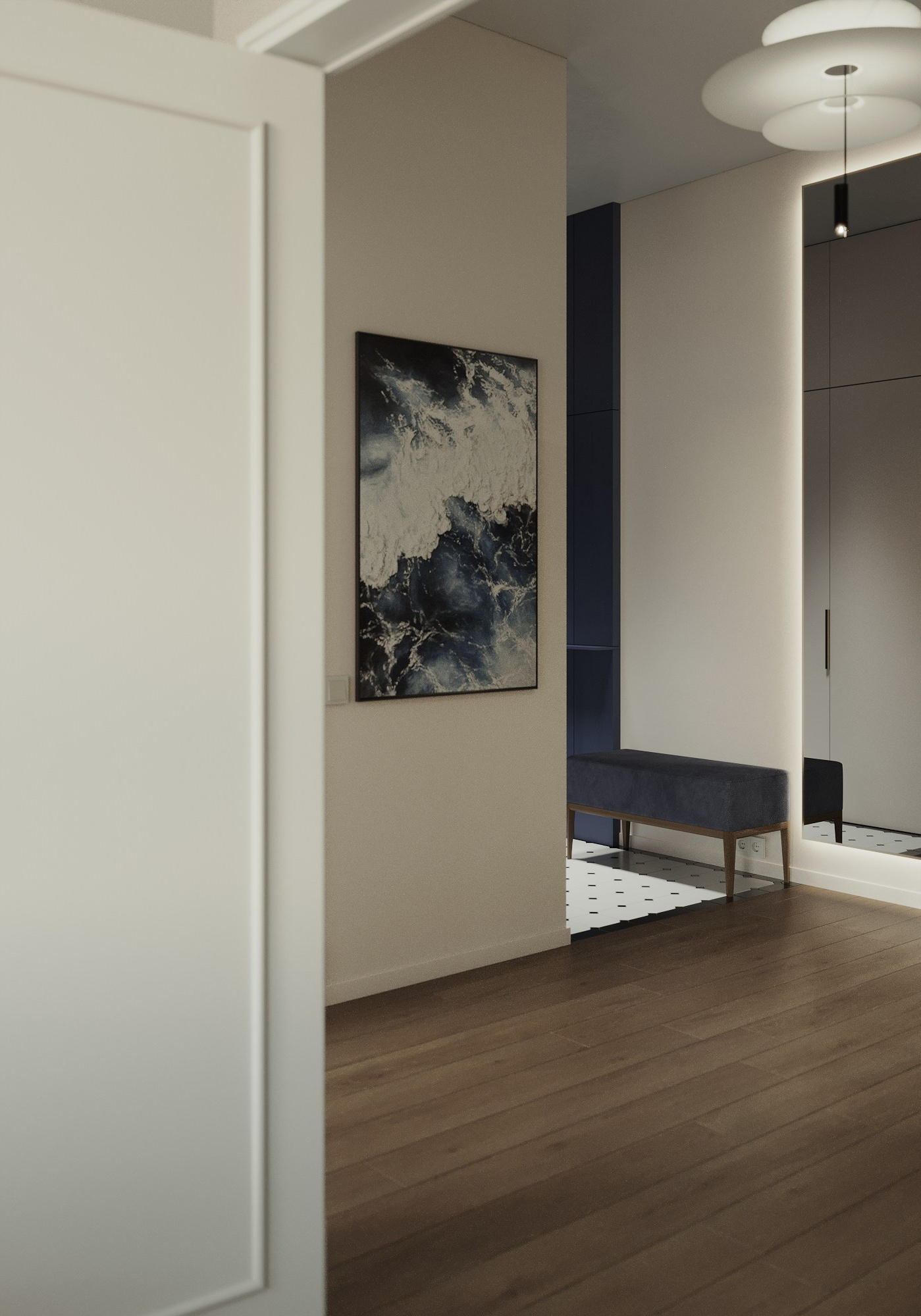 //квартира 65 м². Студия дизайна интерьера ESLI.BURO