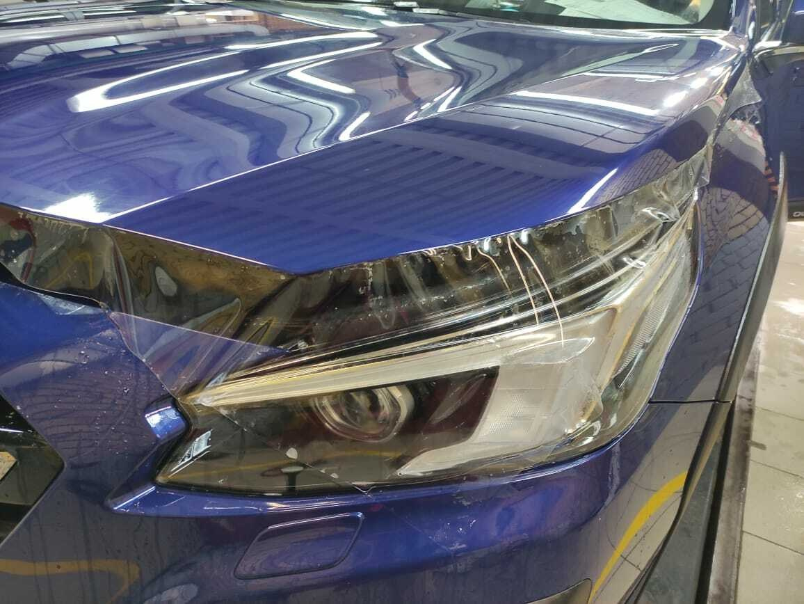Оклейка антигравийной пленкой