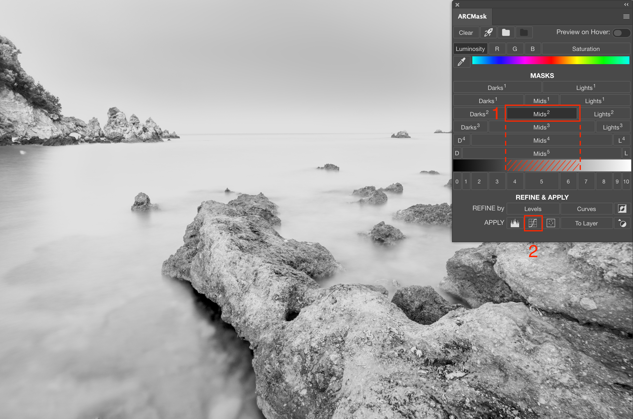 Яркостные маски [6/6]. Маски средних тонов. Фотограф Константин Шамин