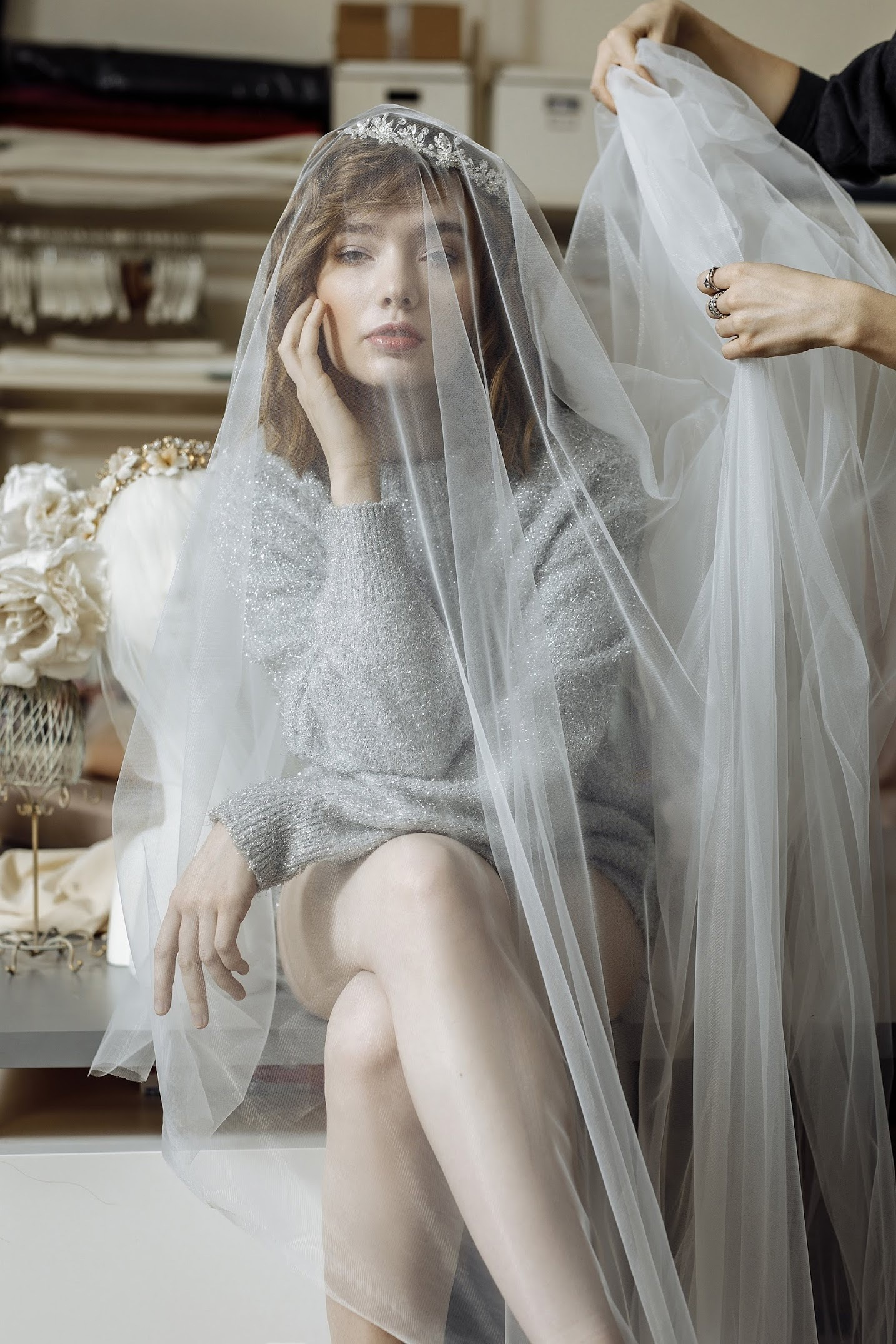 Съемка для дизайнера свадебных платьев. Фотограф Игорь Цаплин