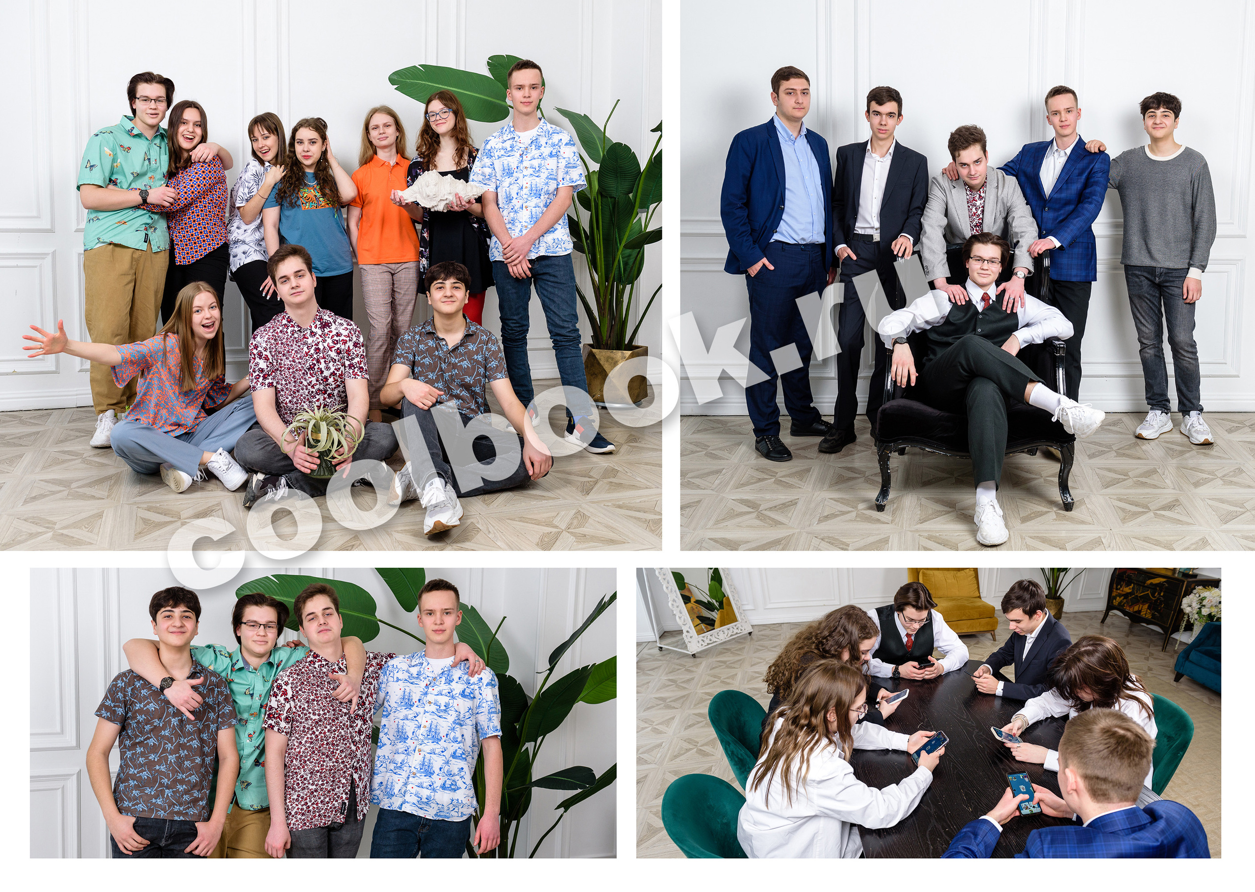 Пример разворотов альбома «MAX». КУЛБУК школьные выпускные альбомы Москва и МО