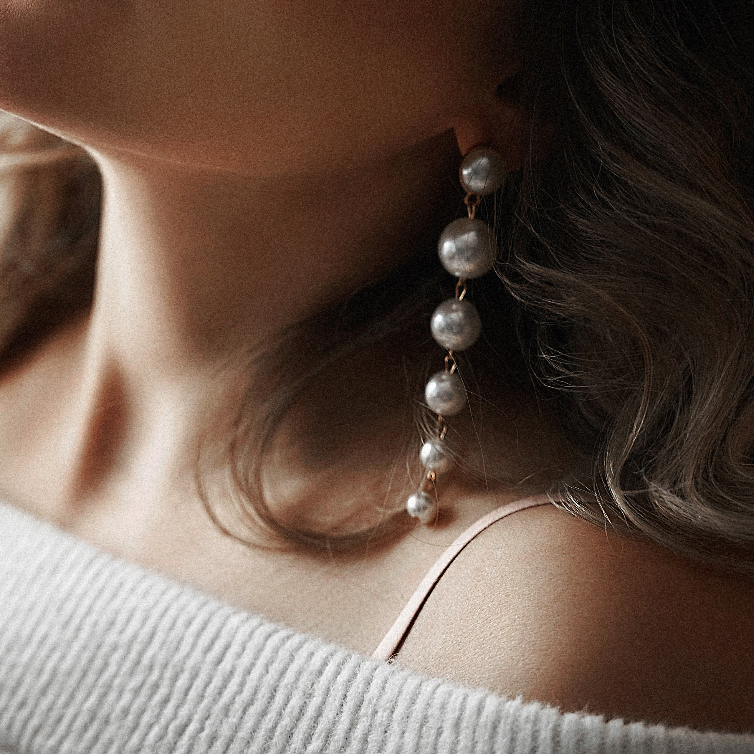 серьги из жемчуга