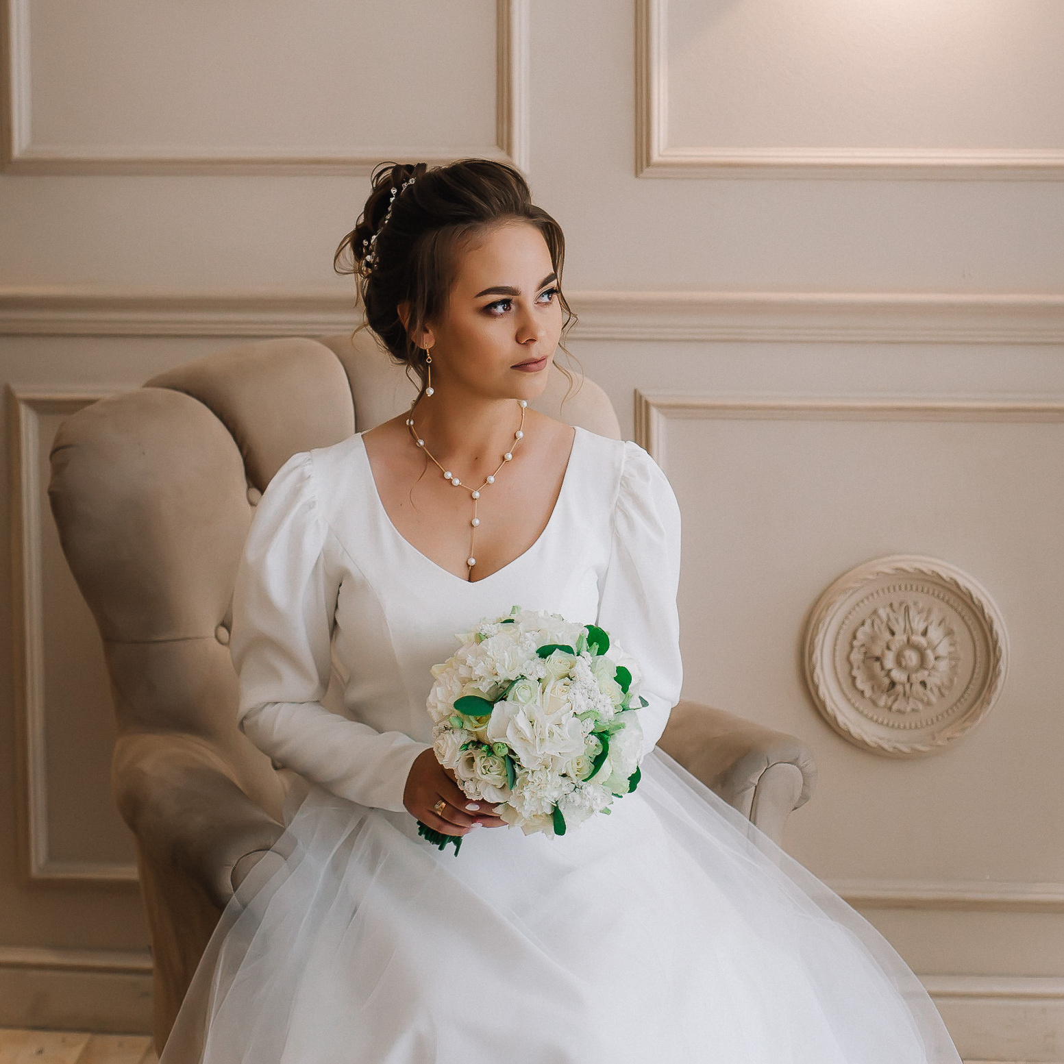 Невеста в студии