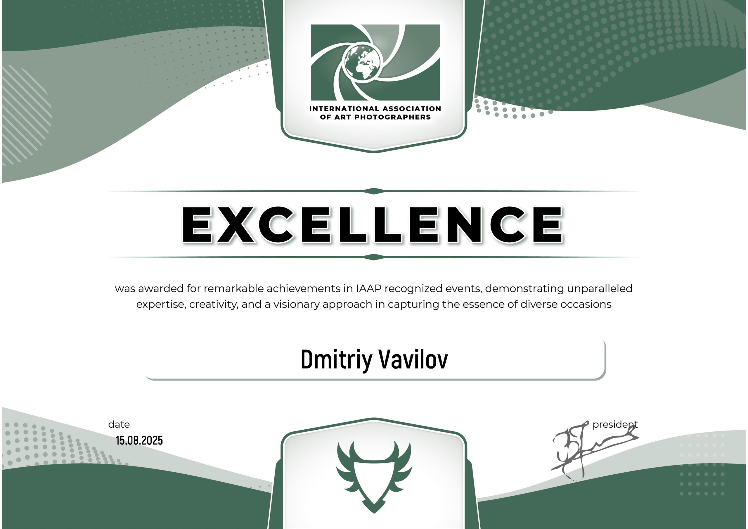 Звание E IAAP (Excellence of International Association of Art Photographers). Творческие фотосессии в Москве