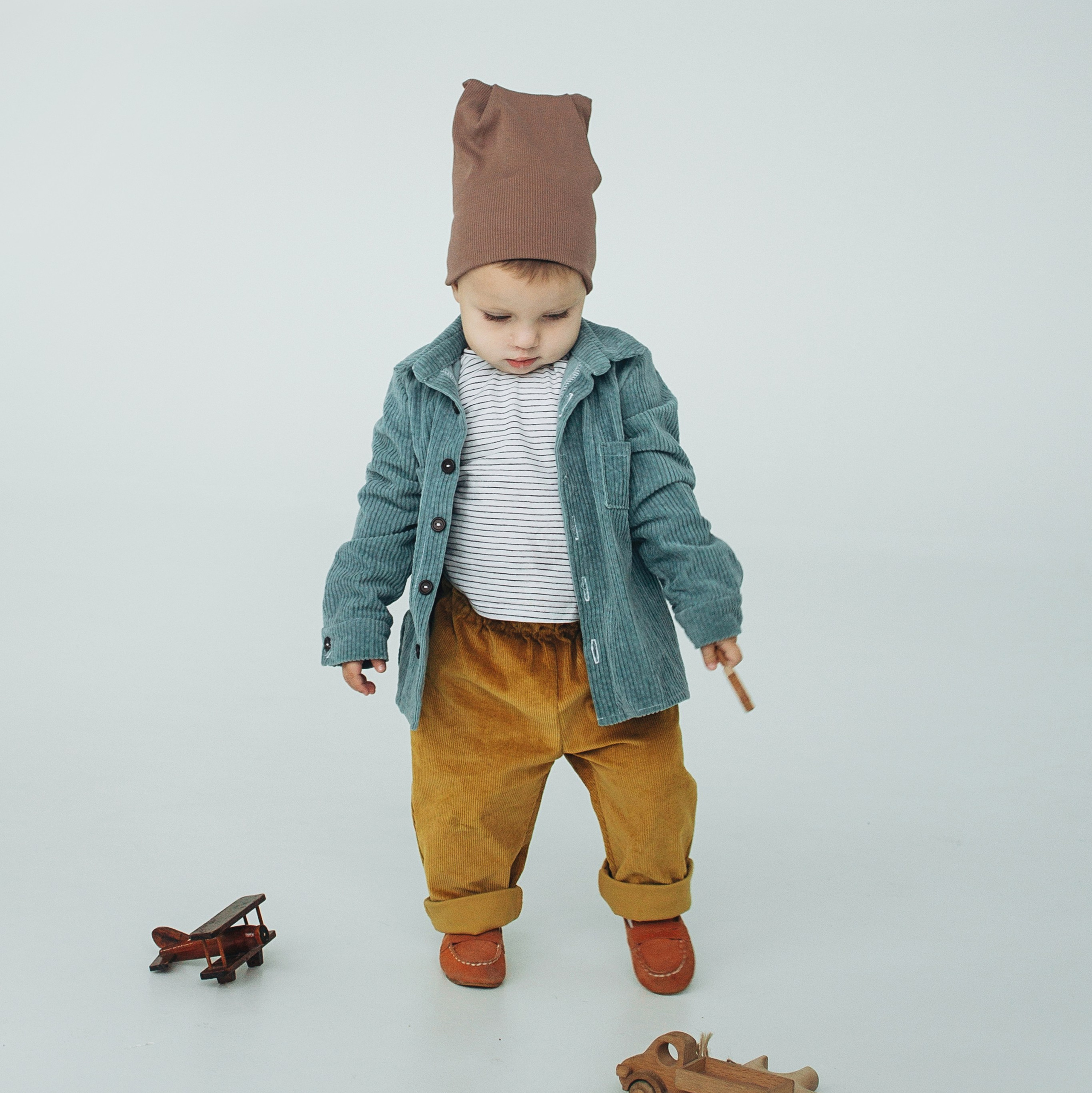 032 Штаны на резинке. Эко-одежда для детей