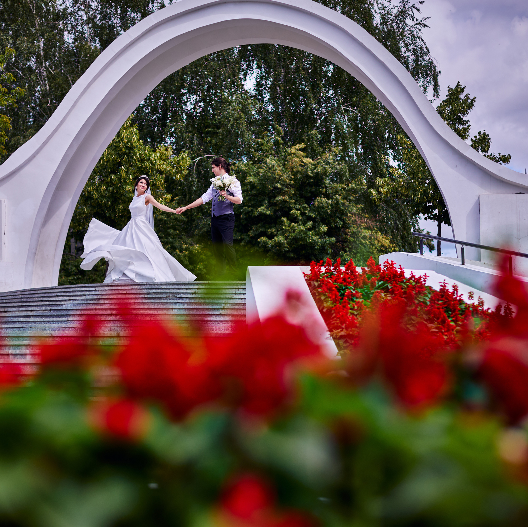 Арка любви Черное озеро Казань