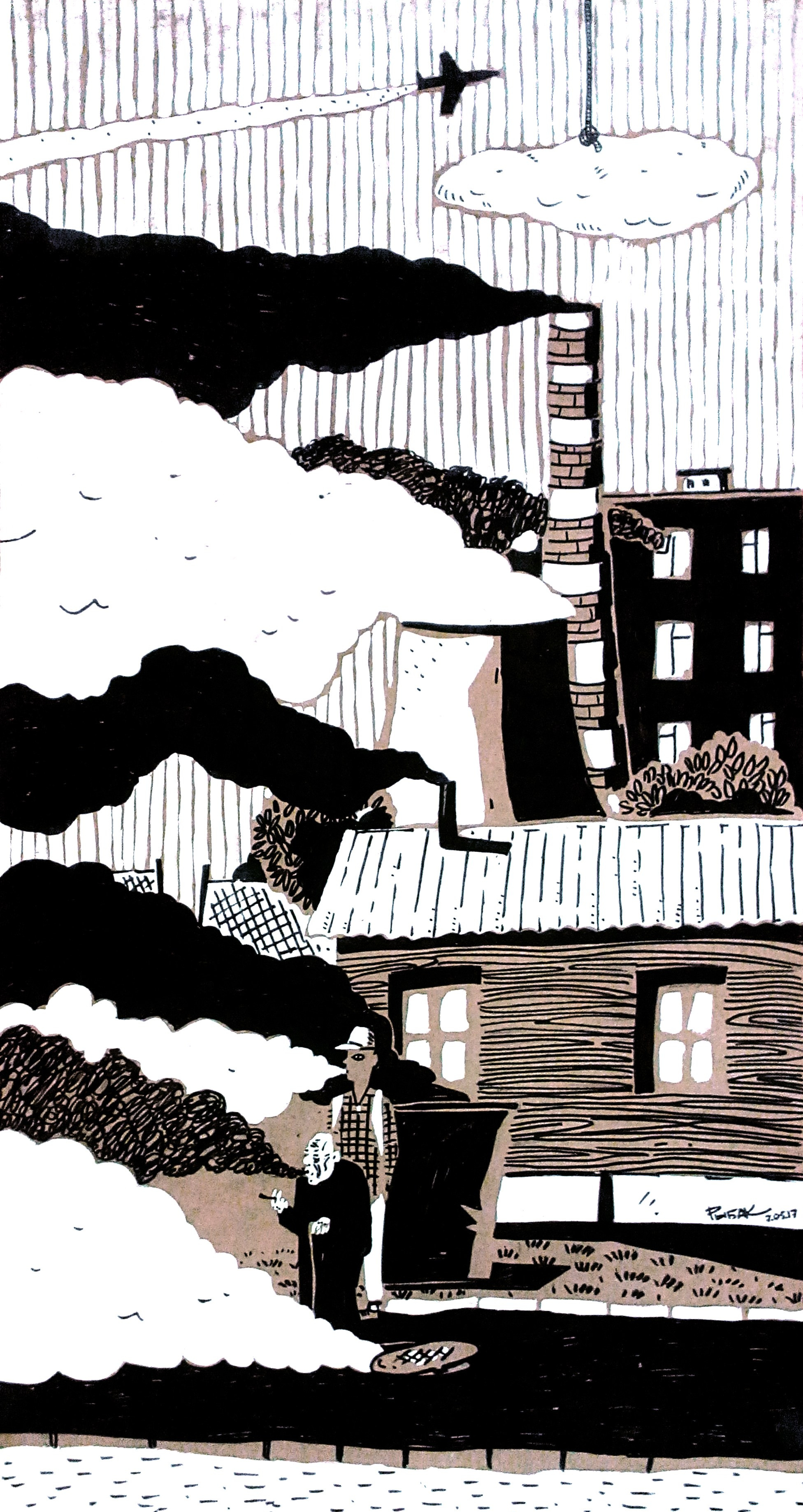 Графика 2017. Художник Рыбак Николай